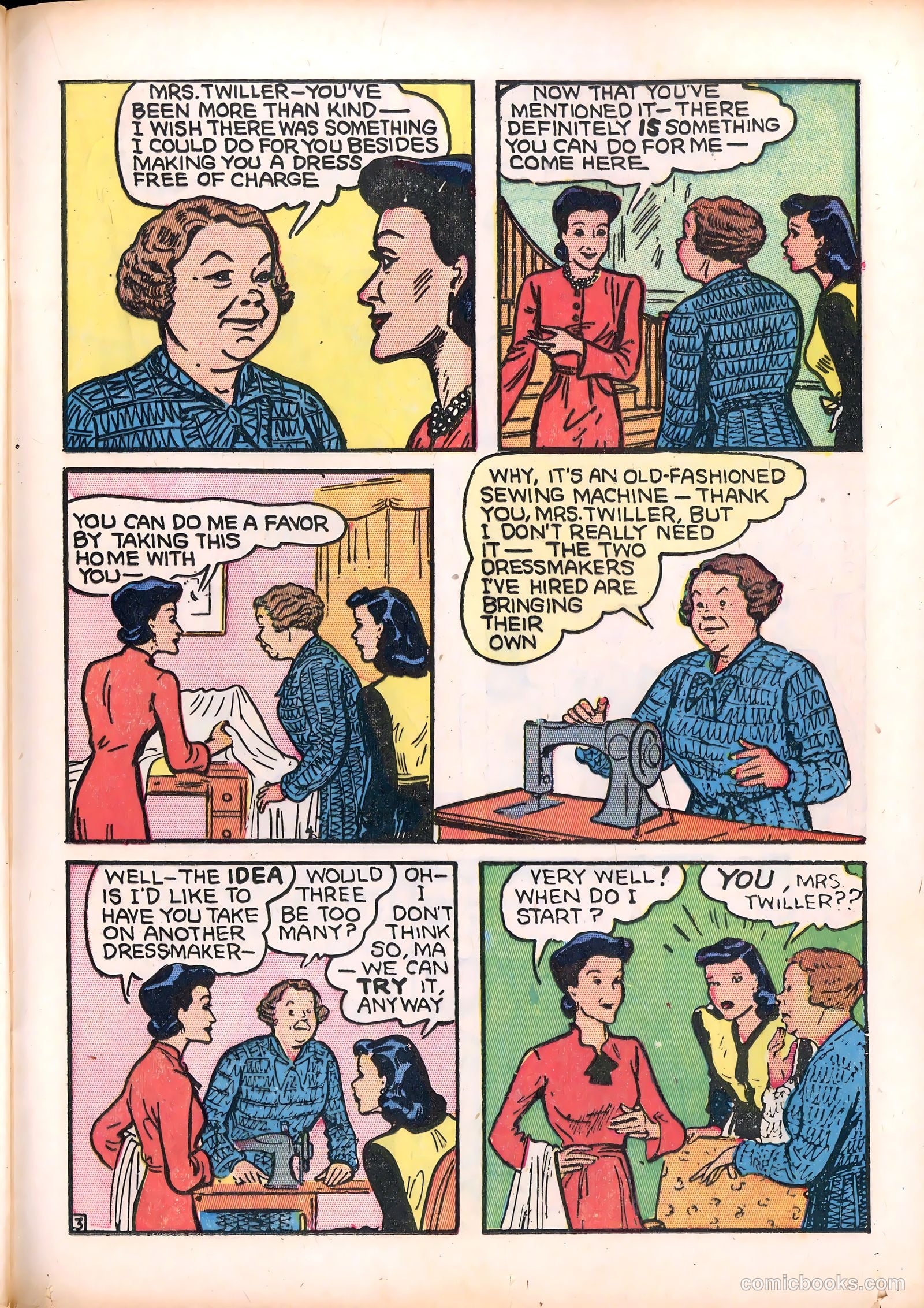 Dixie Dugan #8 (1947) — page 35 of 52