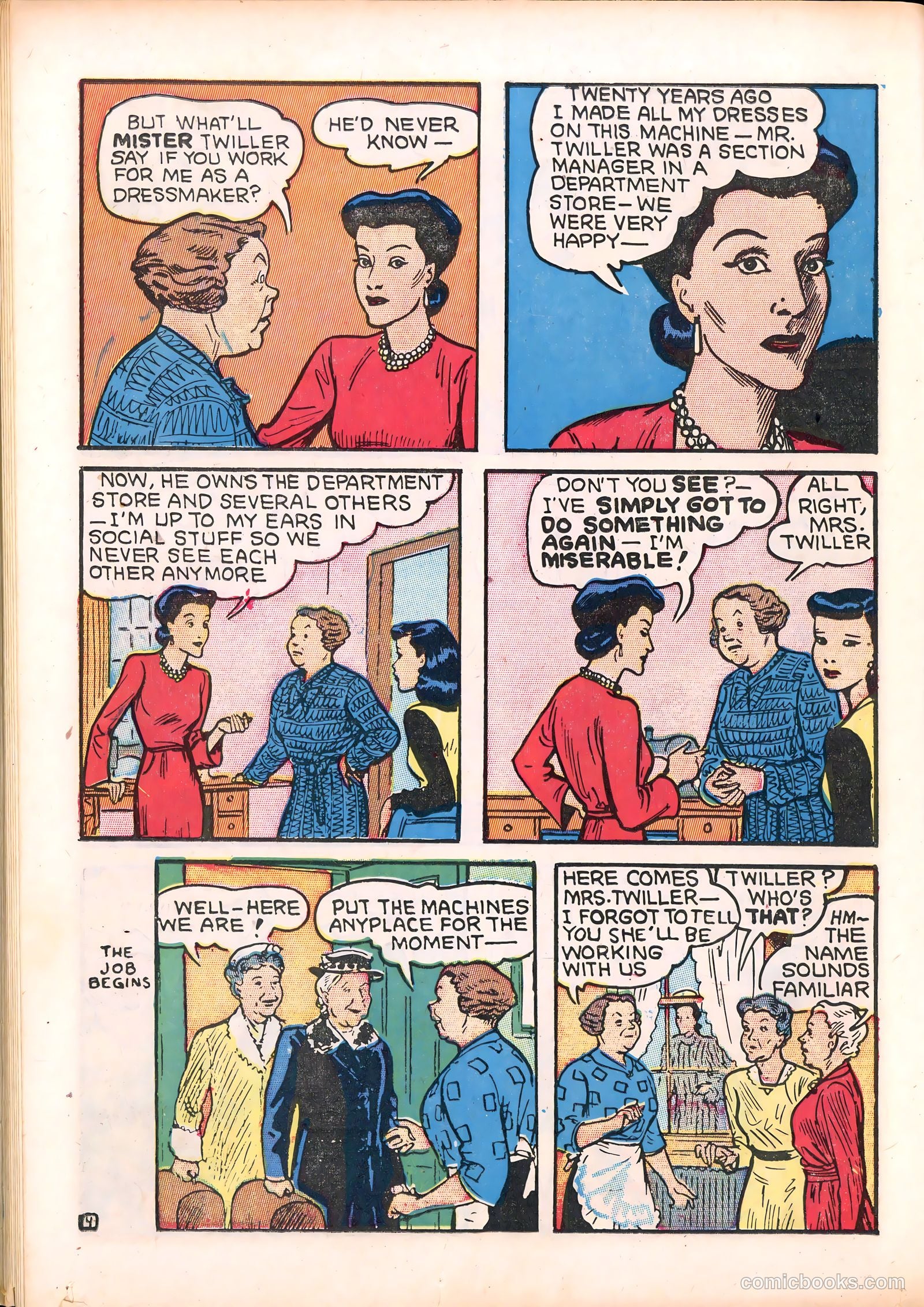 Dixie Dugan #8 (1947) — page 36 of 52