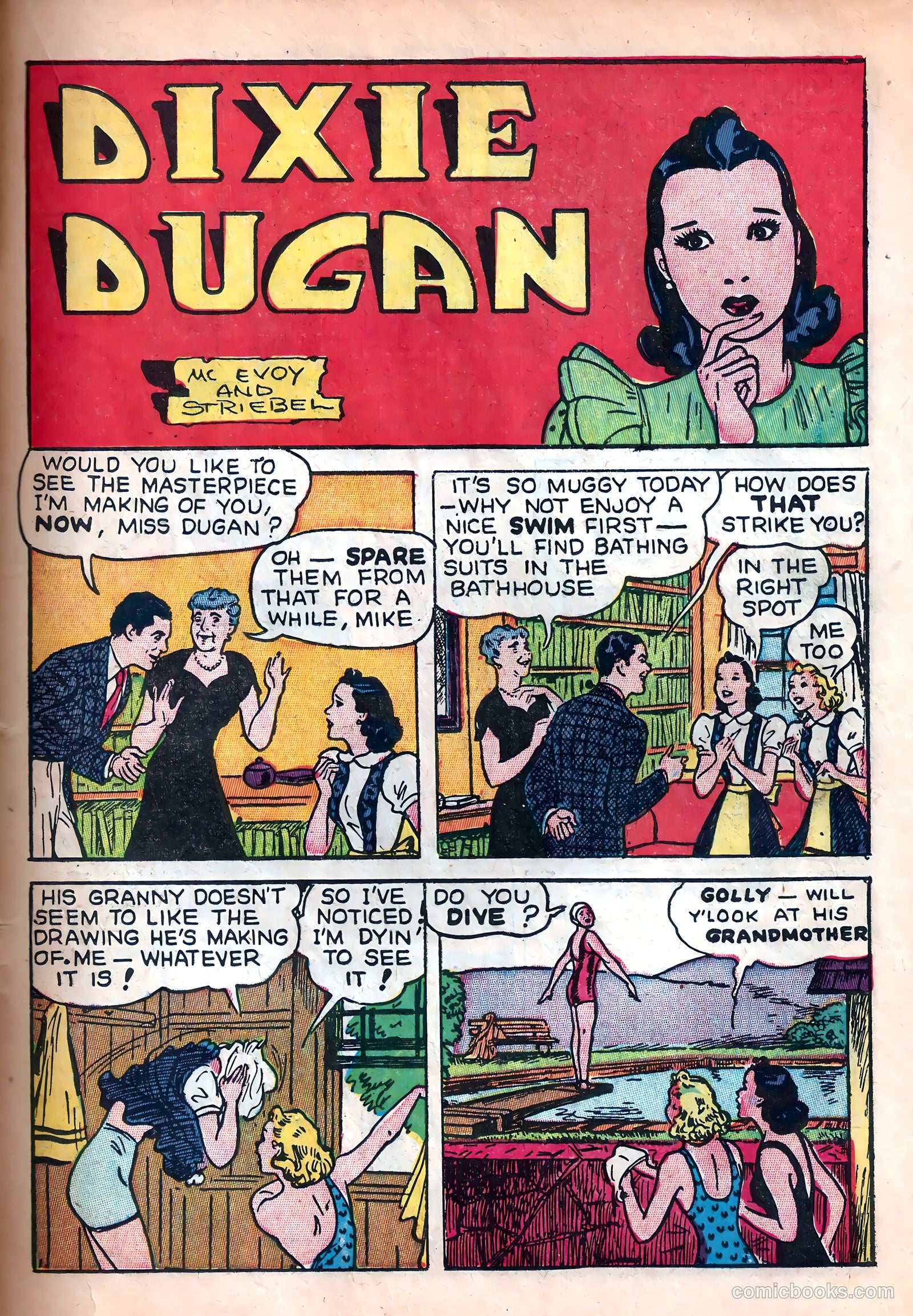 Dixie Dugan #9 (1948) — page 23 of 36