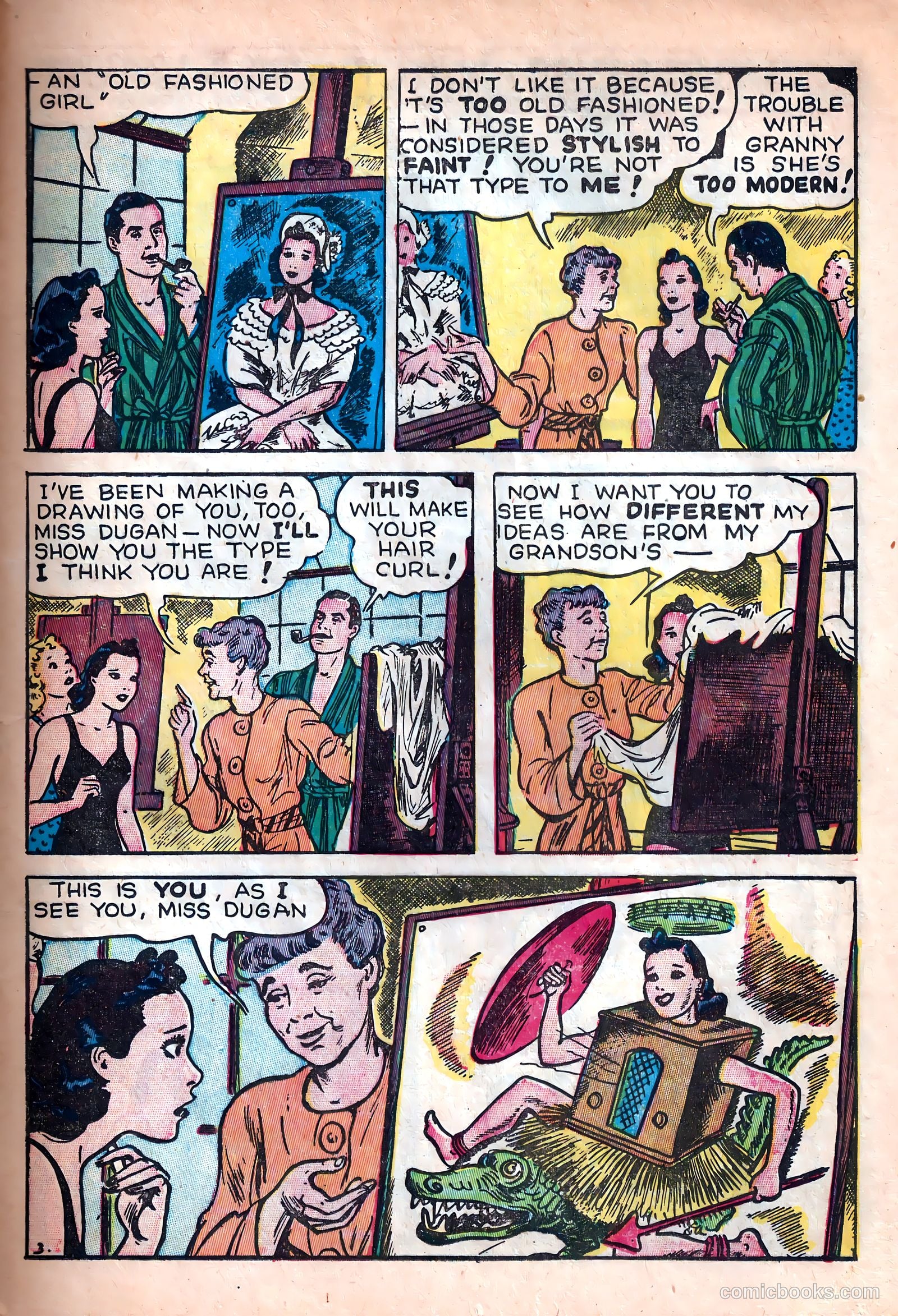 Dixie Dugan #9 (1948) — page 25 of 36