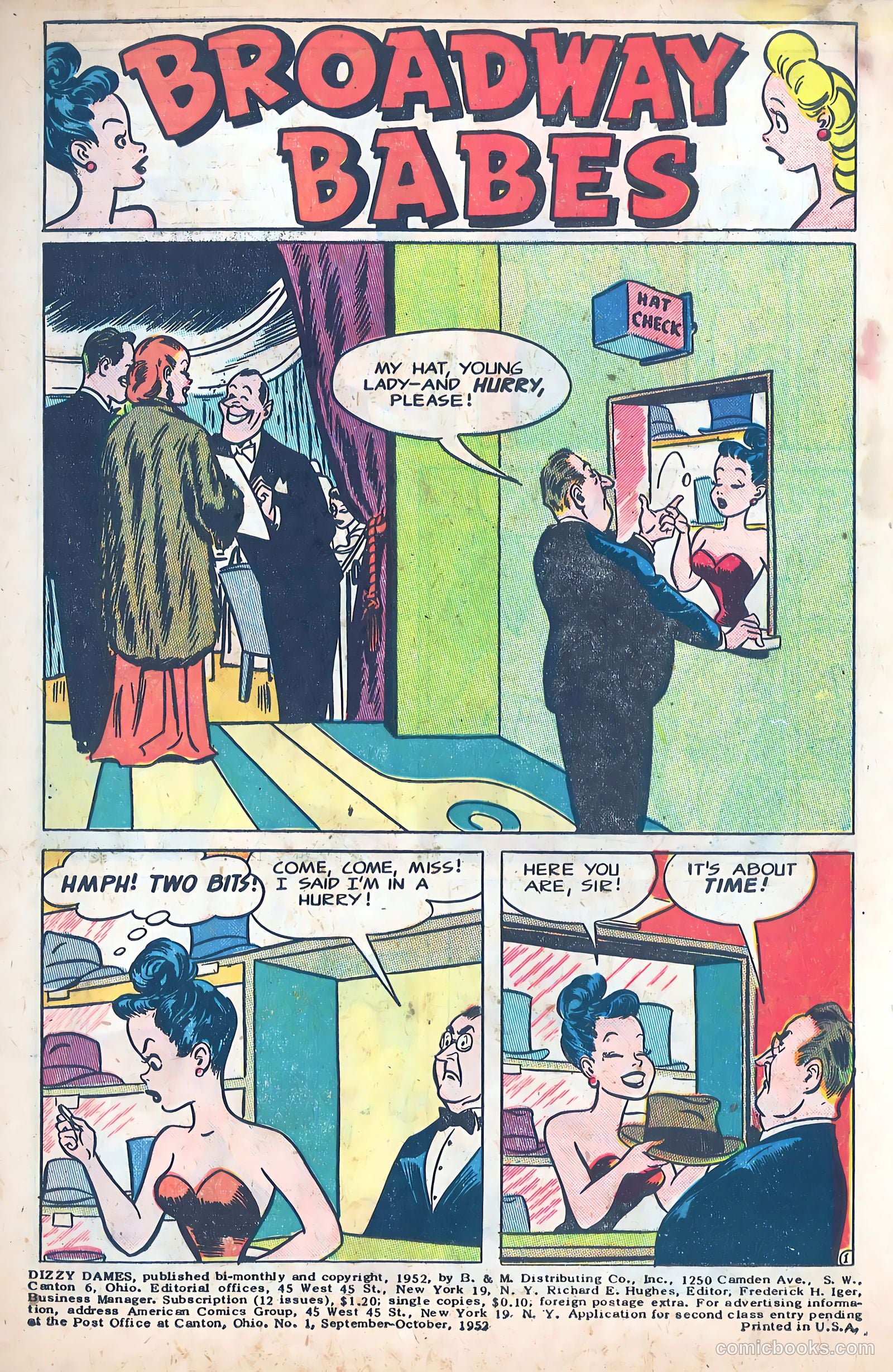 Dizzy Dames #1 (1952) — page 3 of 36