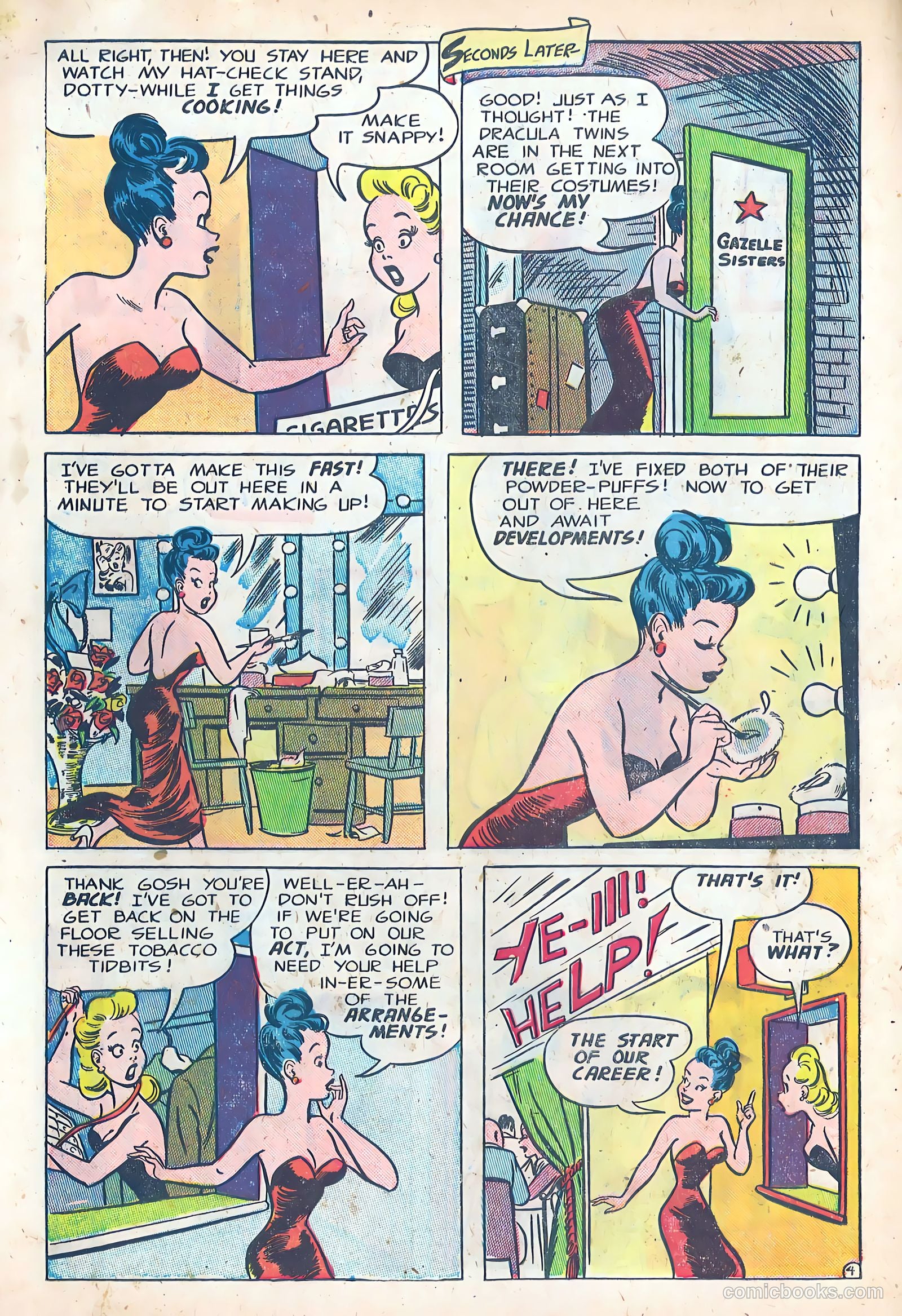 Dizzy Dames #1 (1952) — page 6 of 36