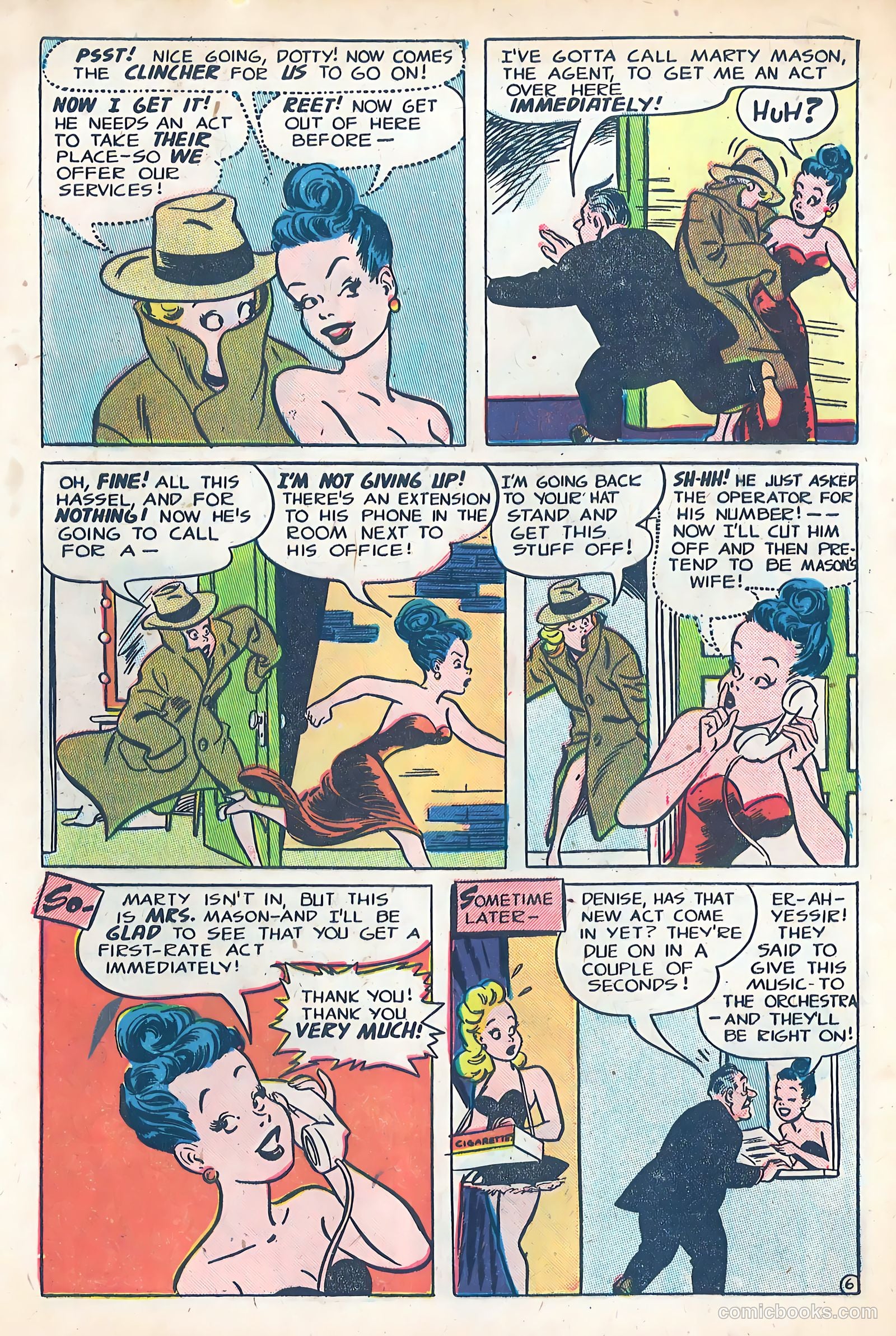 Dizzy Dames #1 (1952) — page 8 of 36