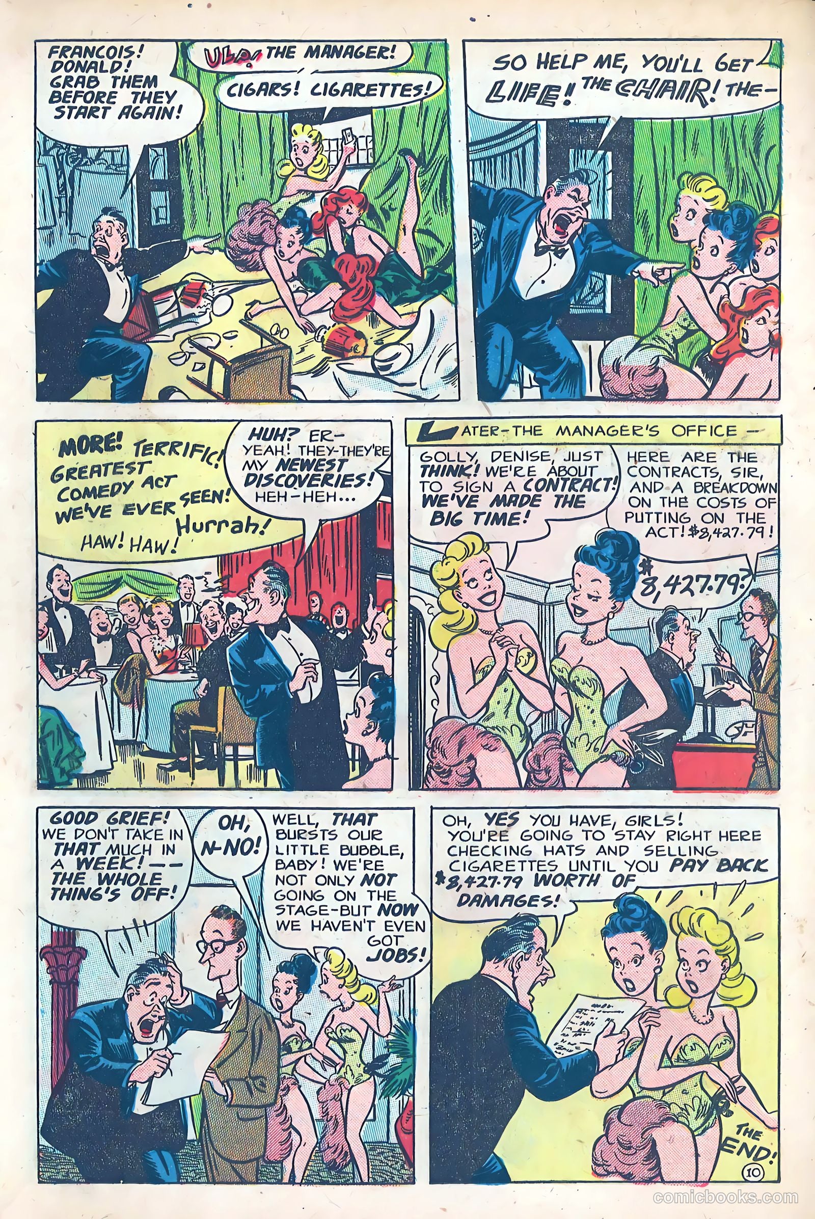Dizzy Dames #1 (1952) — page 12 of 36