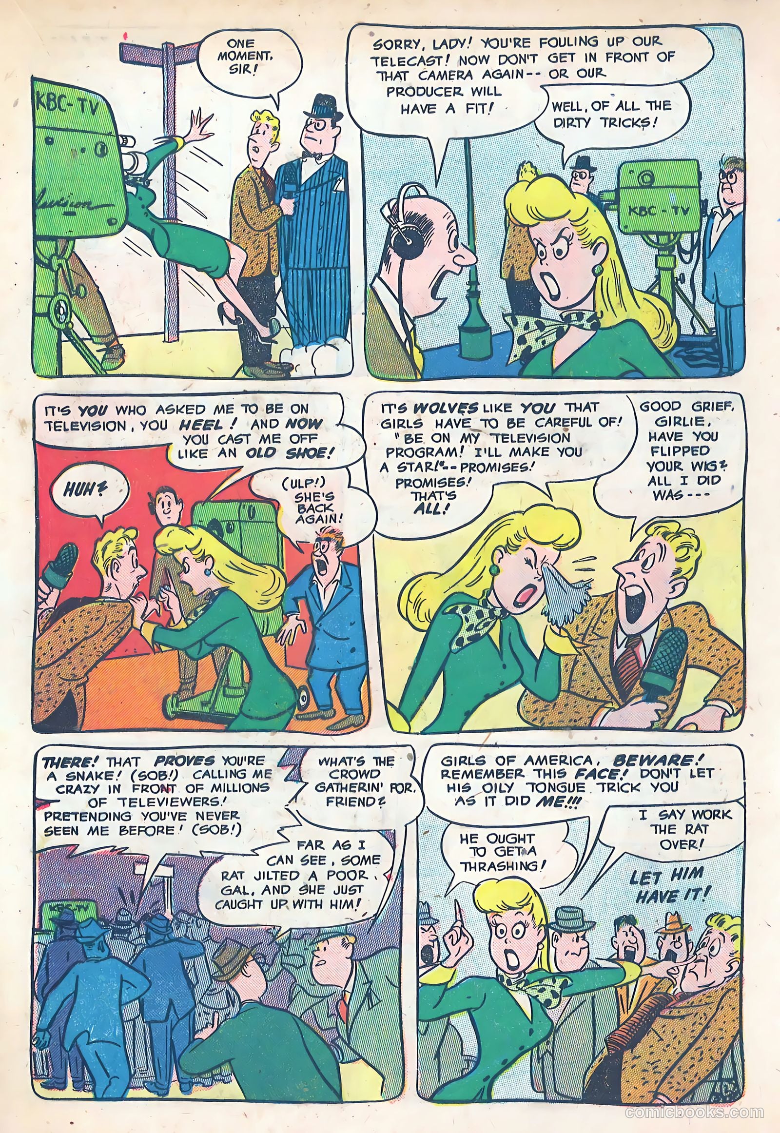 Dizzy Dames #1 (1952) — page 17 of 36