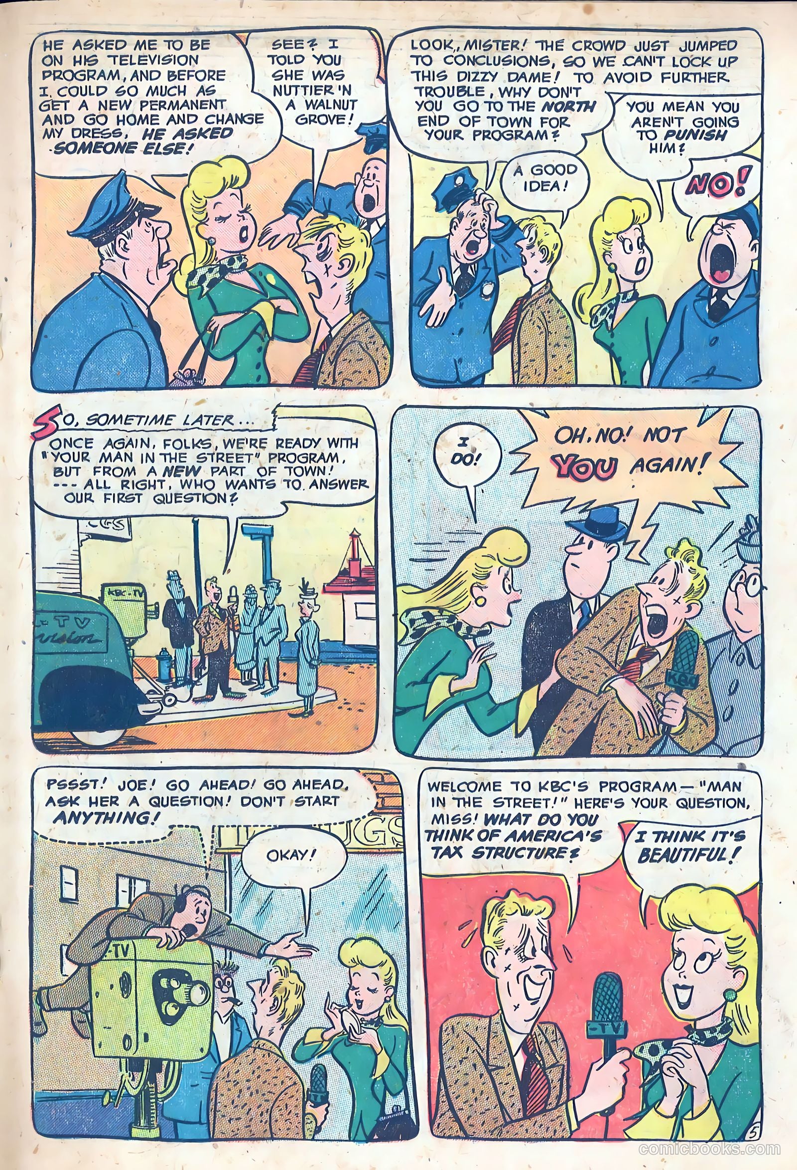 Dizzy Dames #1 (1952) — page 19 of 36