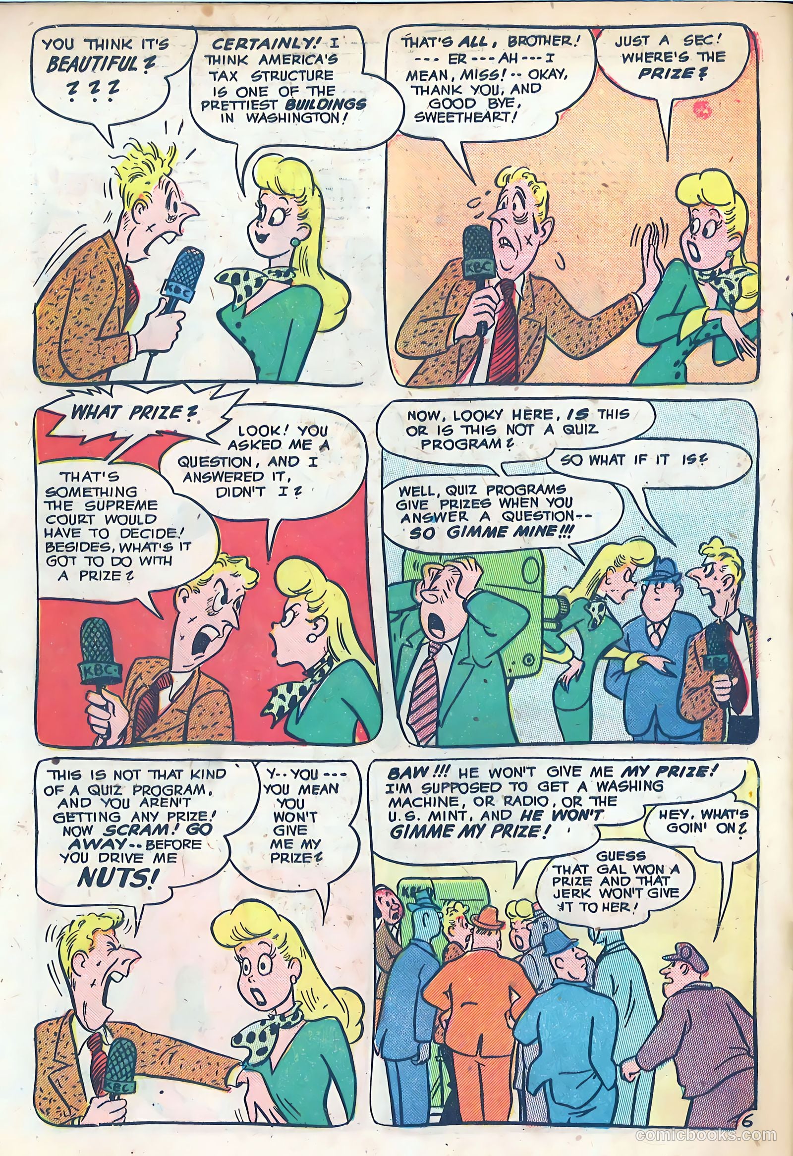 Dizzy Dames #1 (1952) — page 20 of 36
