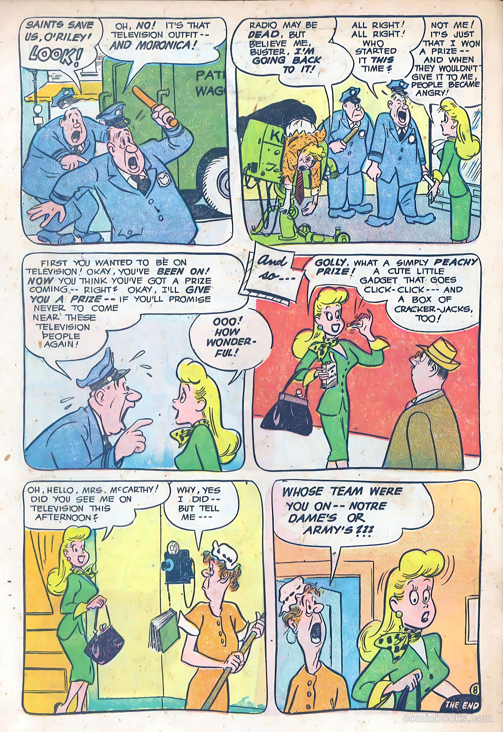 Dizzy Dames #1 (1952) — page 22 of 36