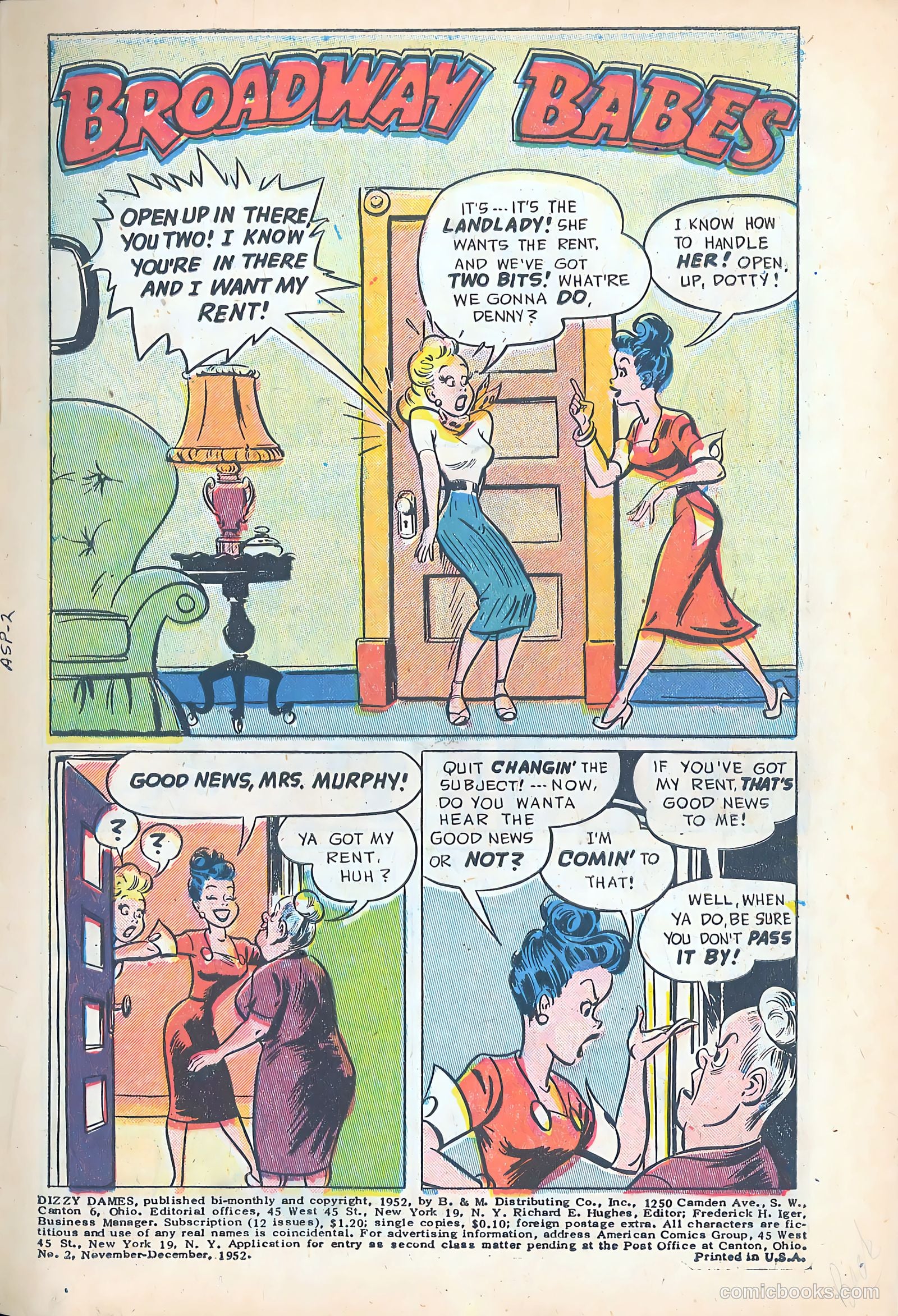 Dizzy Dames #2 (1952) — page 3 of 36