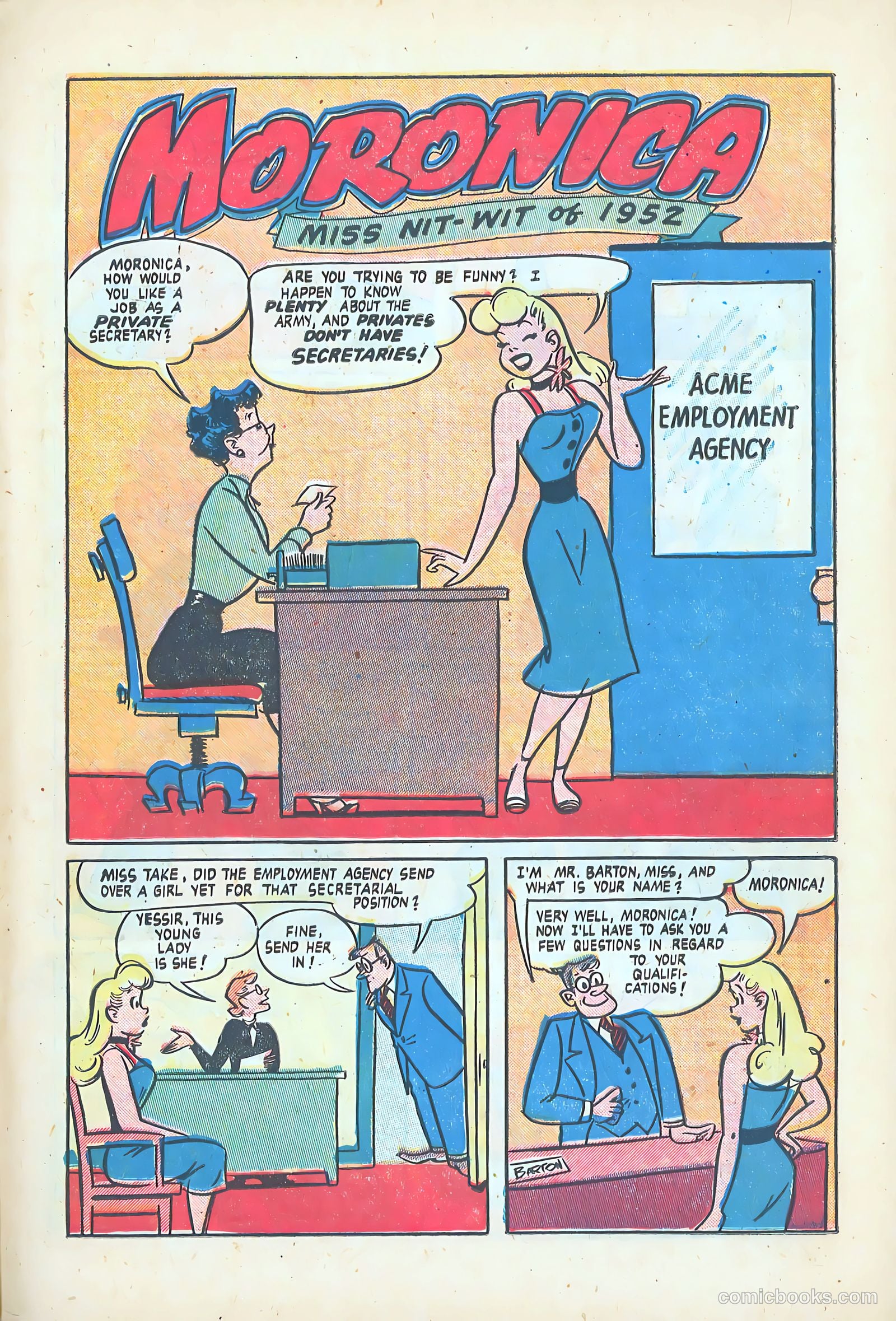 Dizzy Dames #2 (1952) — page 23 of 36