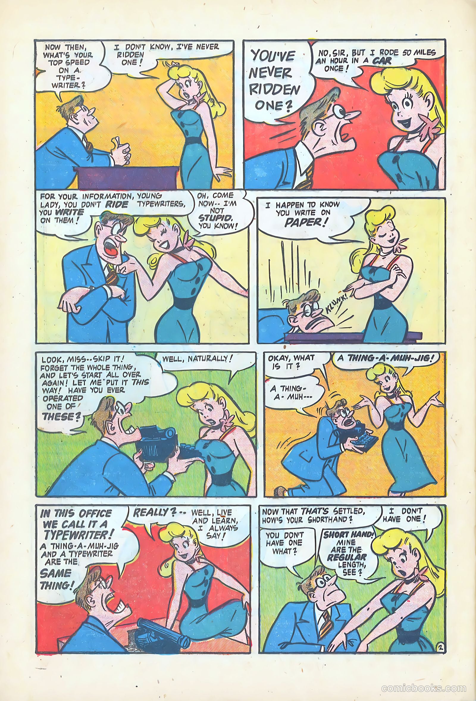 Dizzy Dames #2 (1952) — page 24 of 36