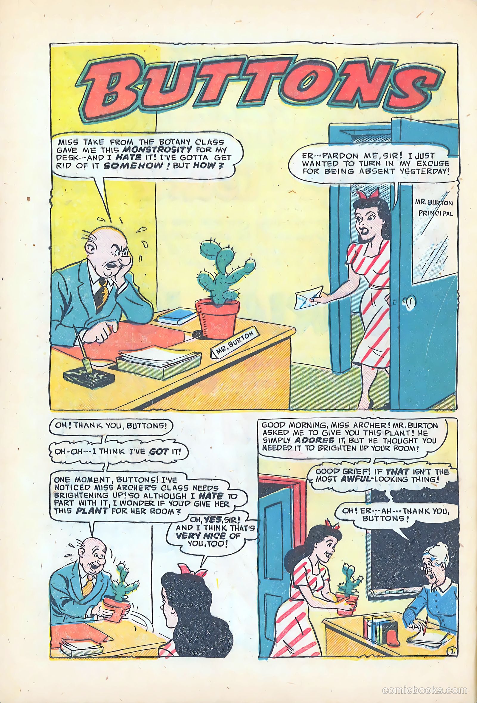 Dizzy Dames #2 (1952) — page 32 of 36