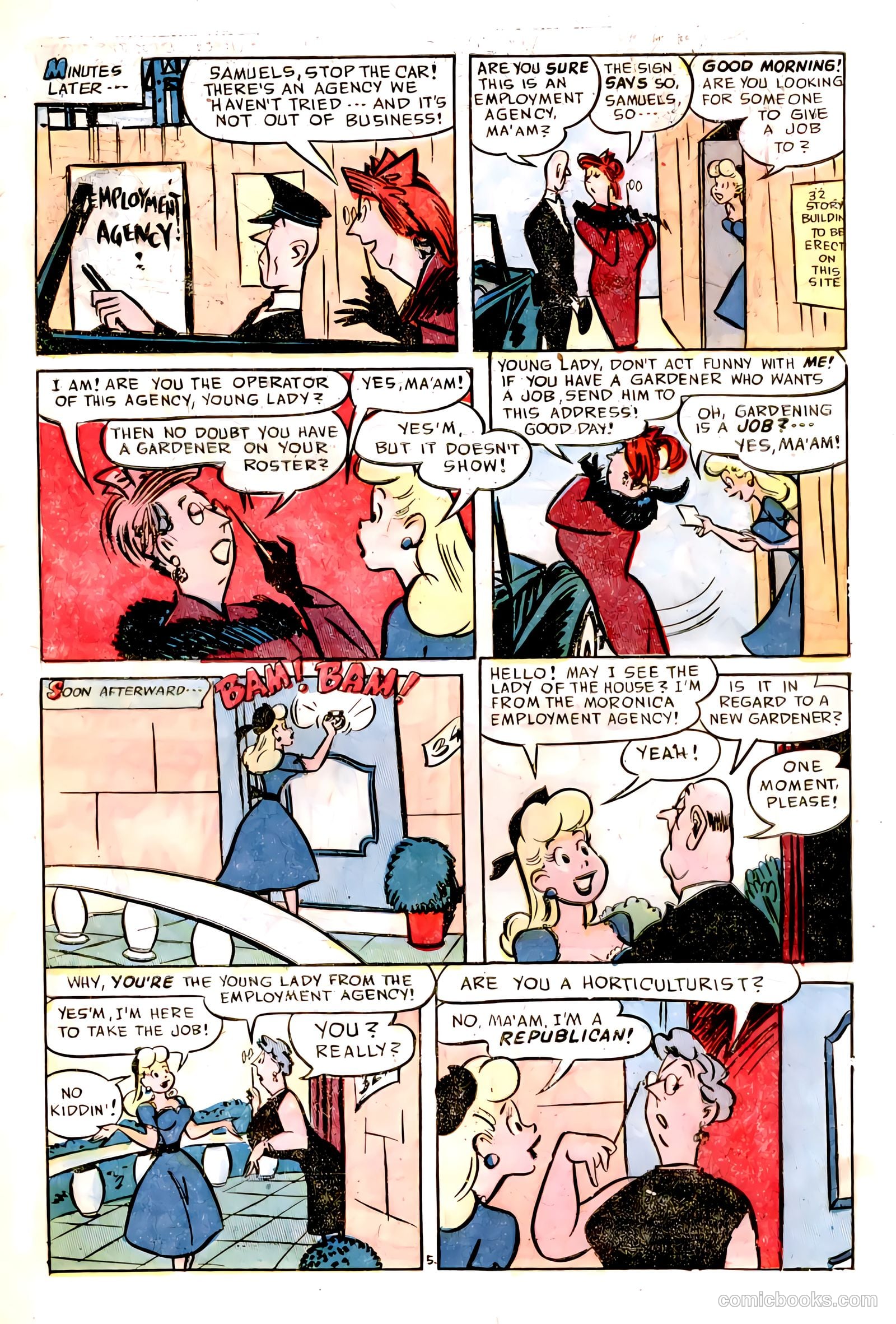 Dizzy Dames #3 (1953) — page 7 of 36