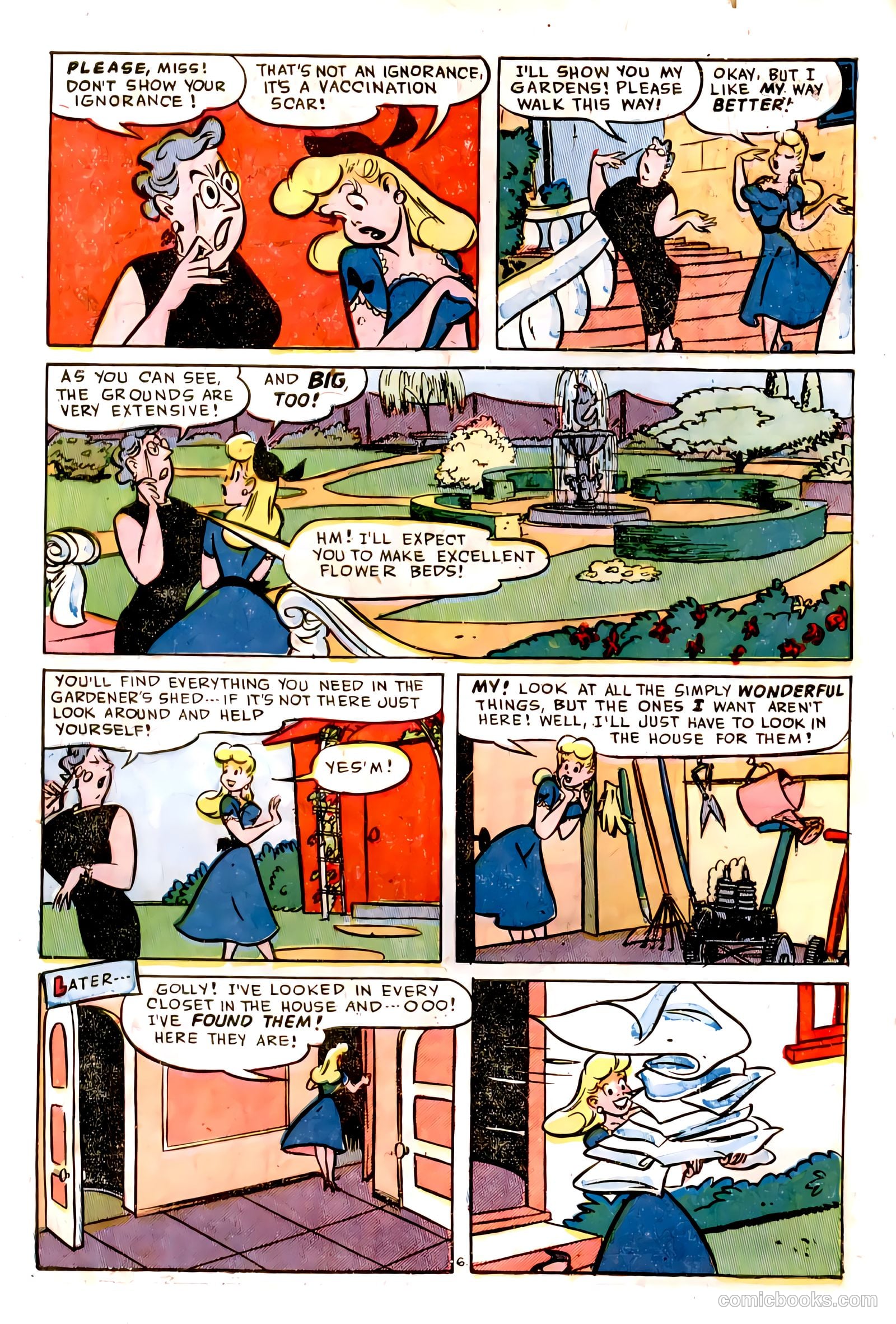 Dizzy Dames #3 (1953) — page 8 of 36