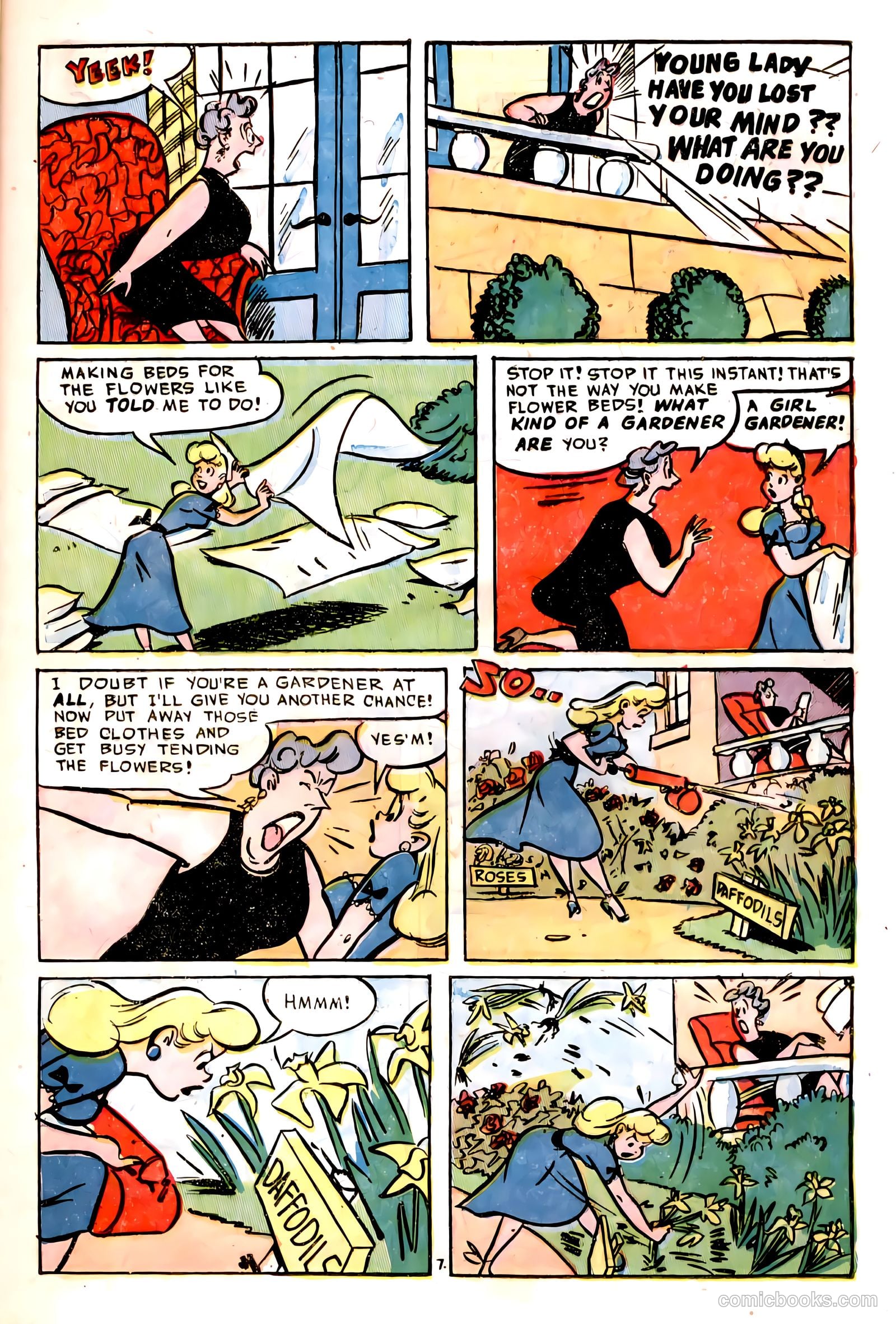 Dizzy Dames #3 (1953) — page 9 of 36