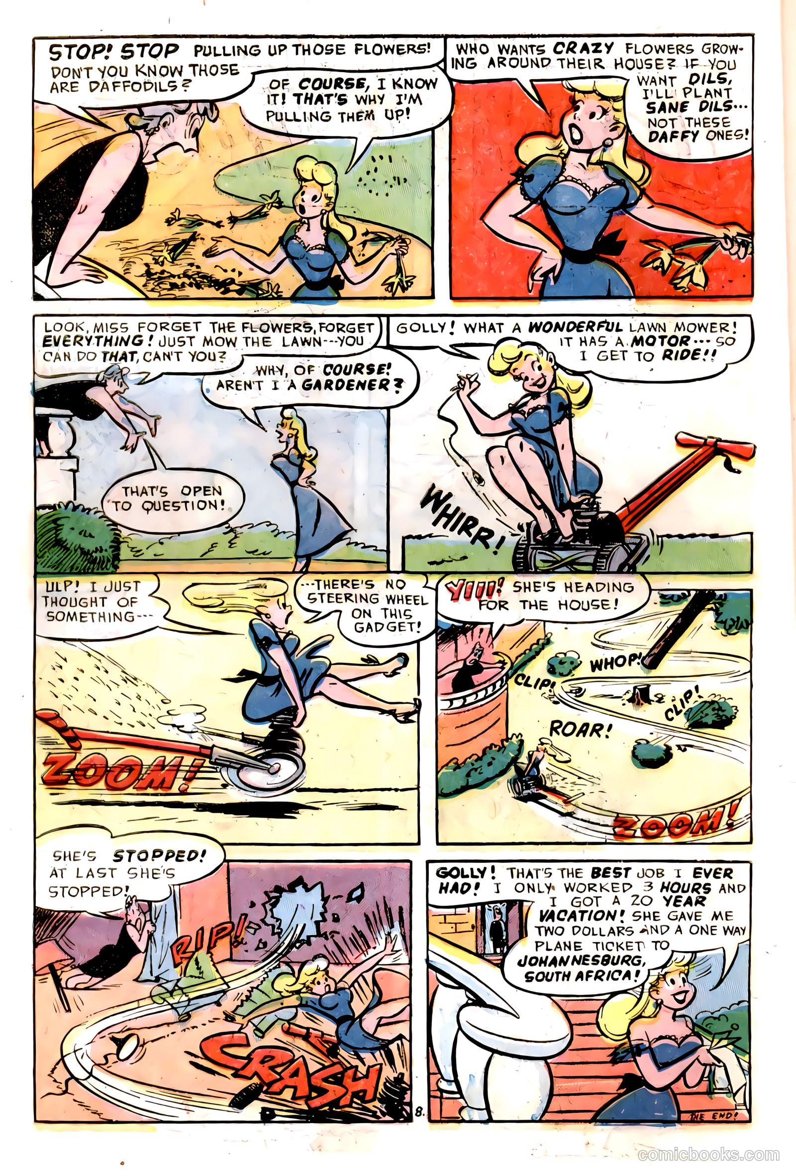 Dizzy Dames #3 (1953) — page 10 of 36