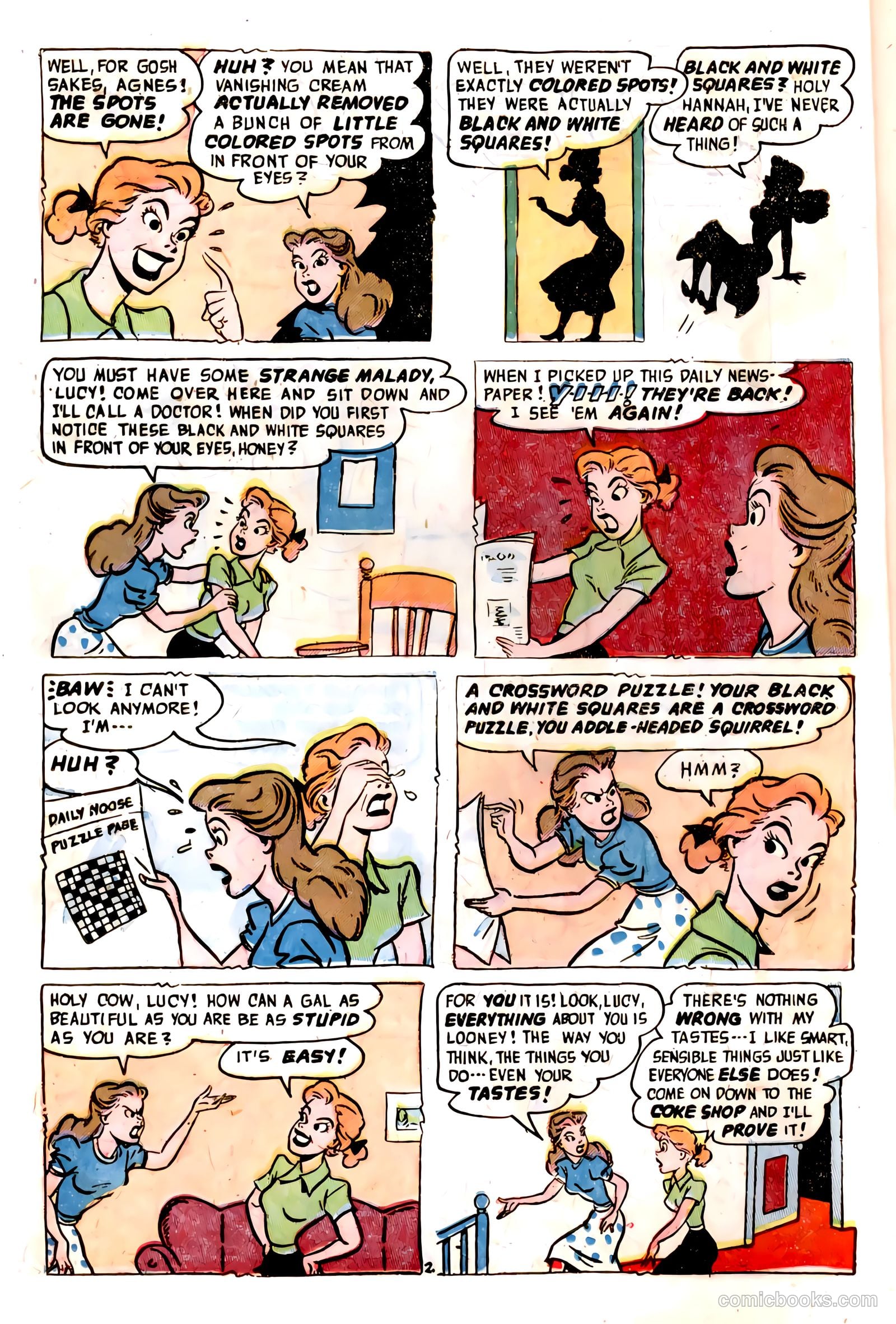 Dizzy Dames #3 (1953) — page 12 of 36
