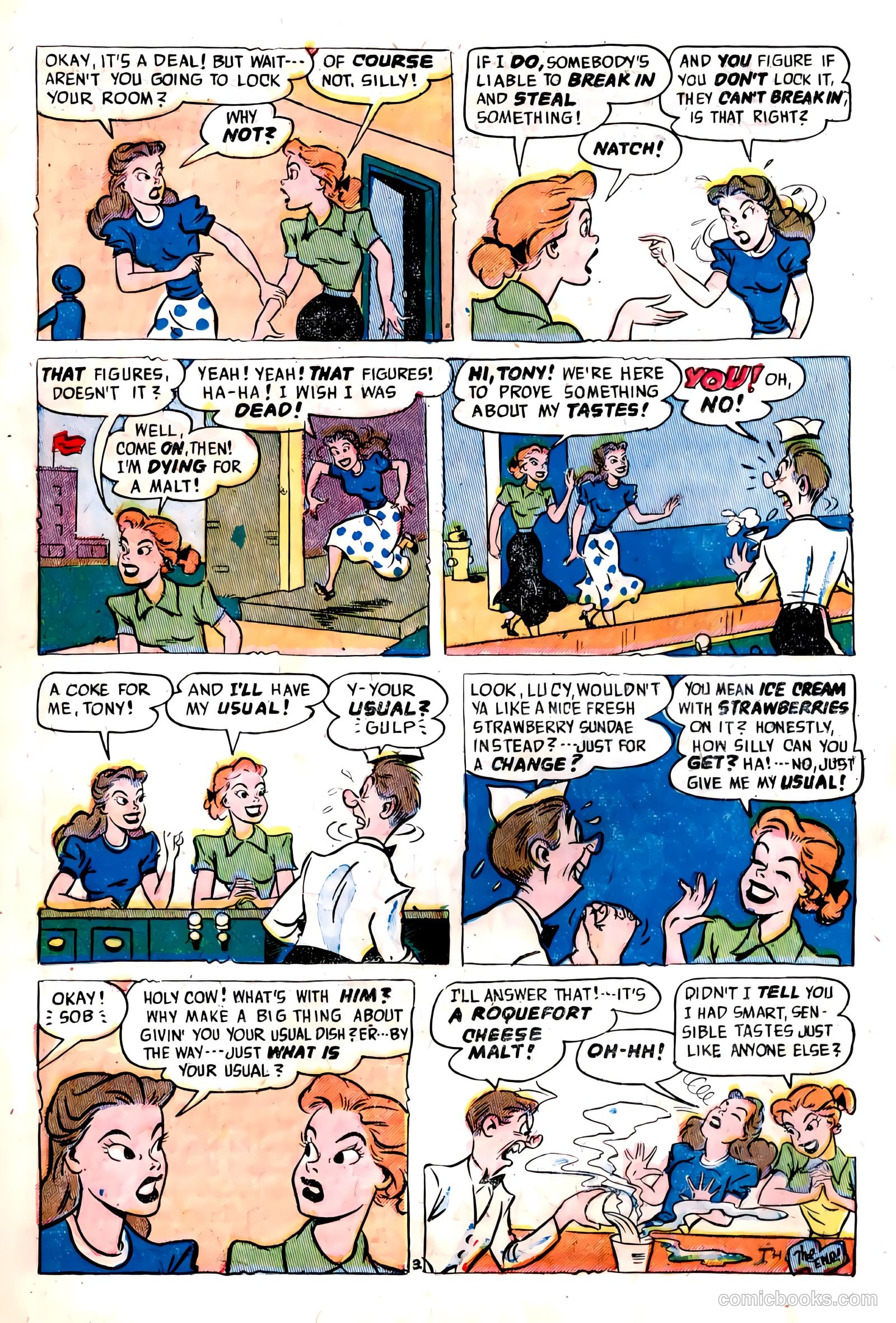 Dizzy Dames #3 (1953) — page 13 of 36