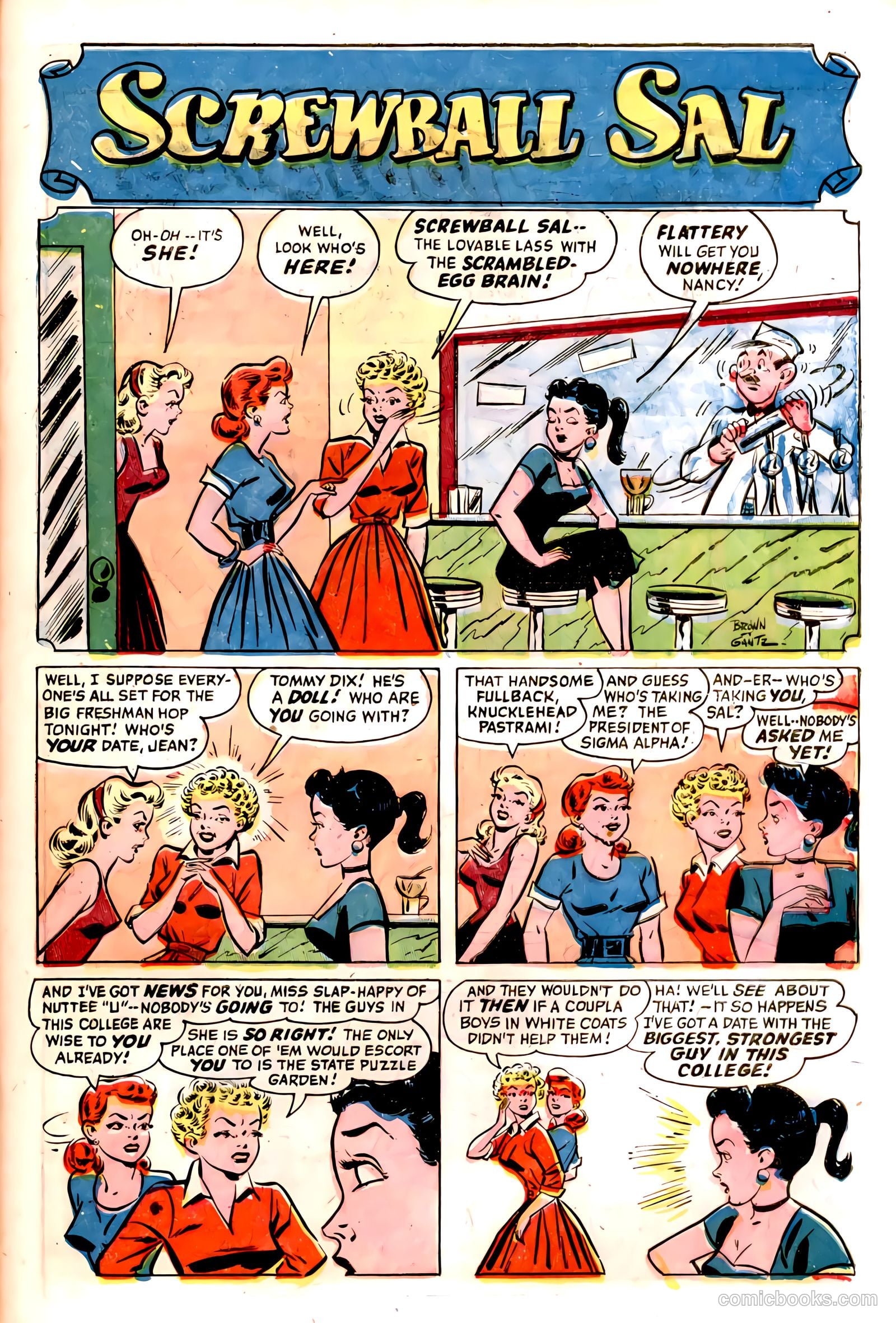 Dizzy Dames #3 (1953) — page 27 of 36