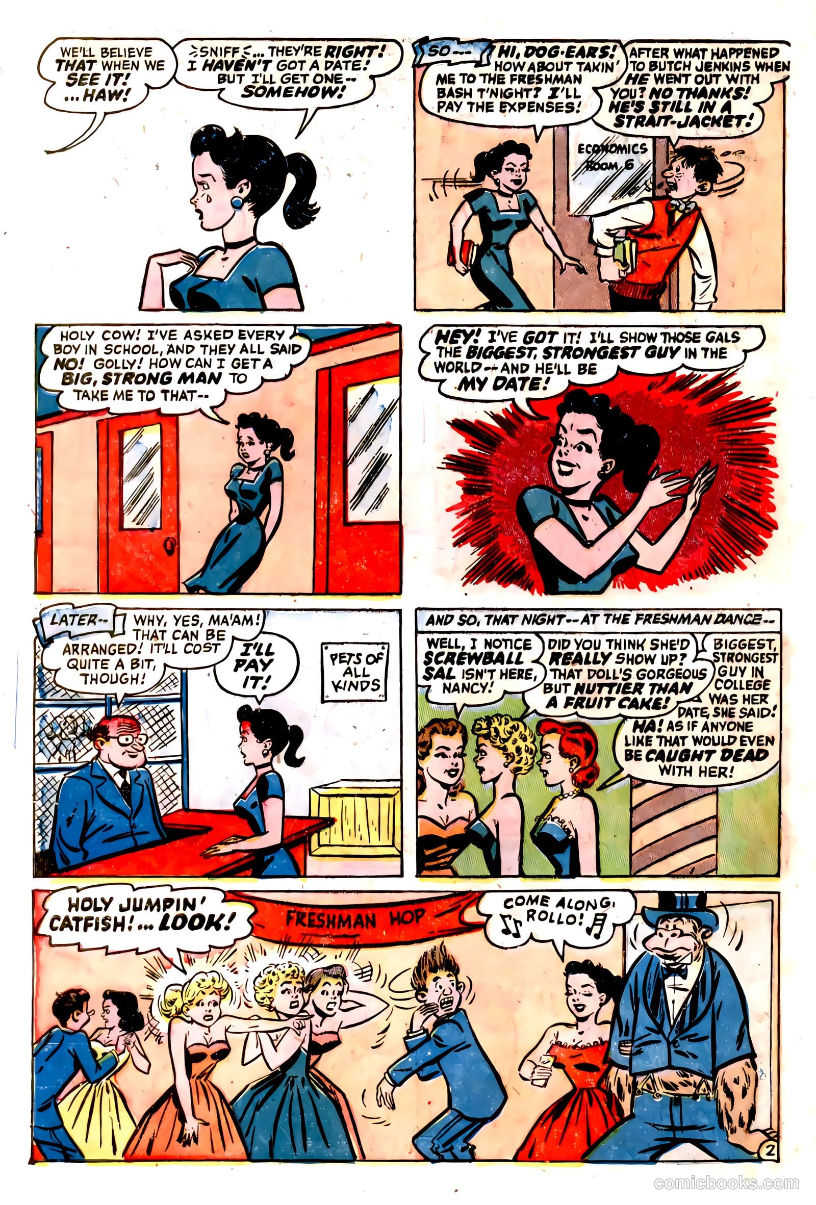 Dizzy Dames #3 (1953) — page 28 of 36