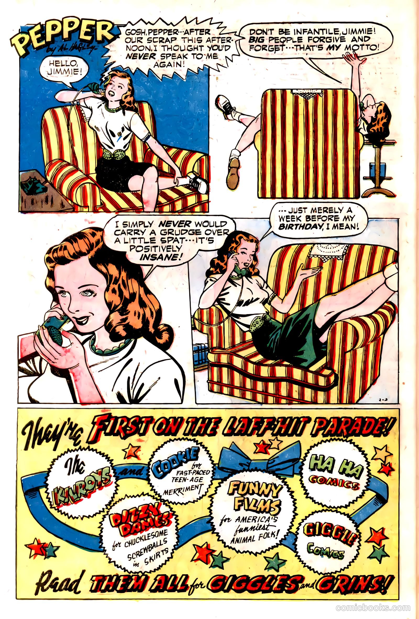 Dizzy Dames #3 (1953) — page 32 of 36
