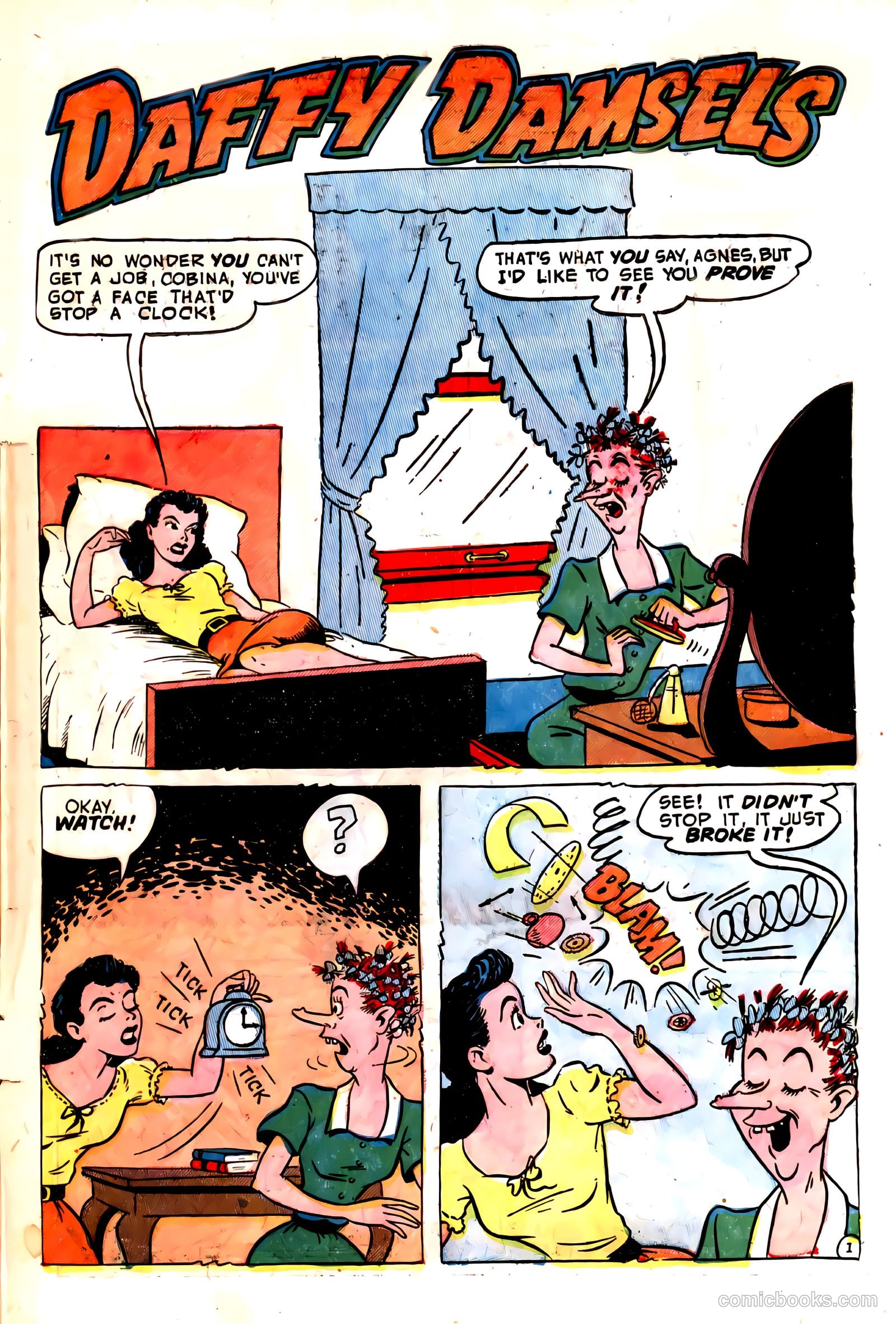 Dizzy Dames #3 (1953) — page 33 of 36