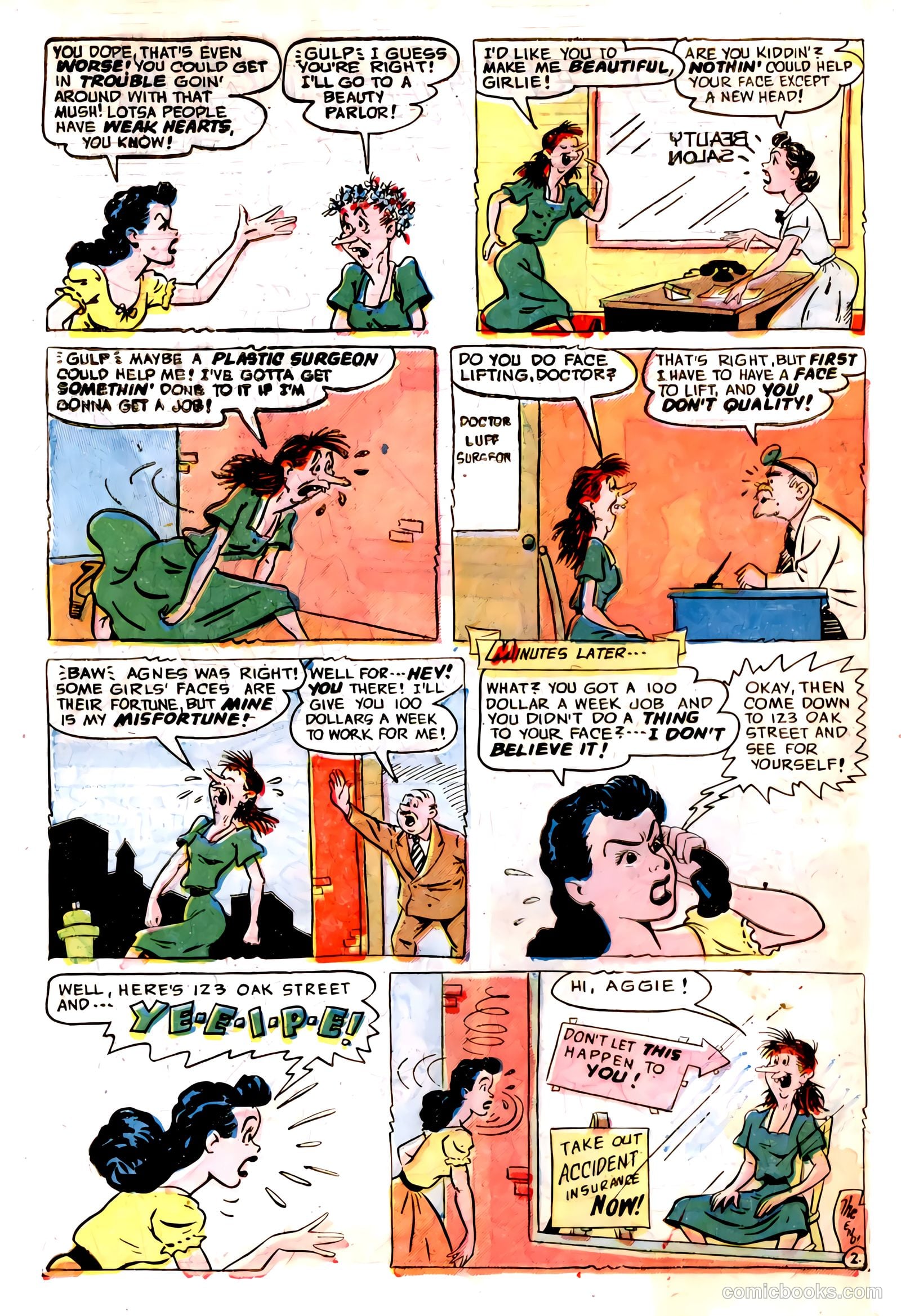 Dizzy Dames #3 (1953) — page 34 of 36
