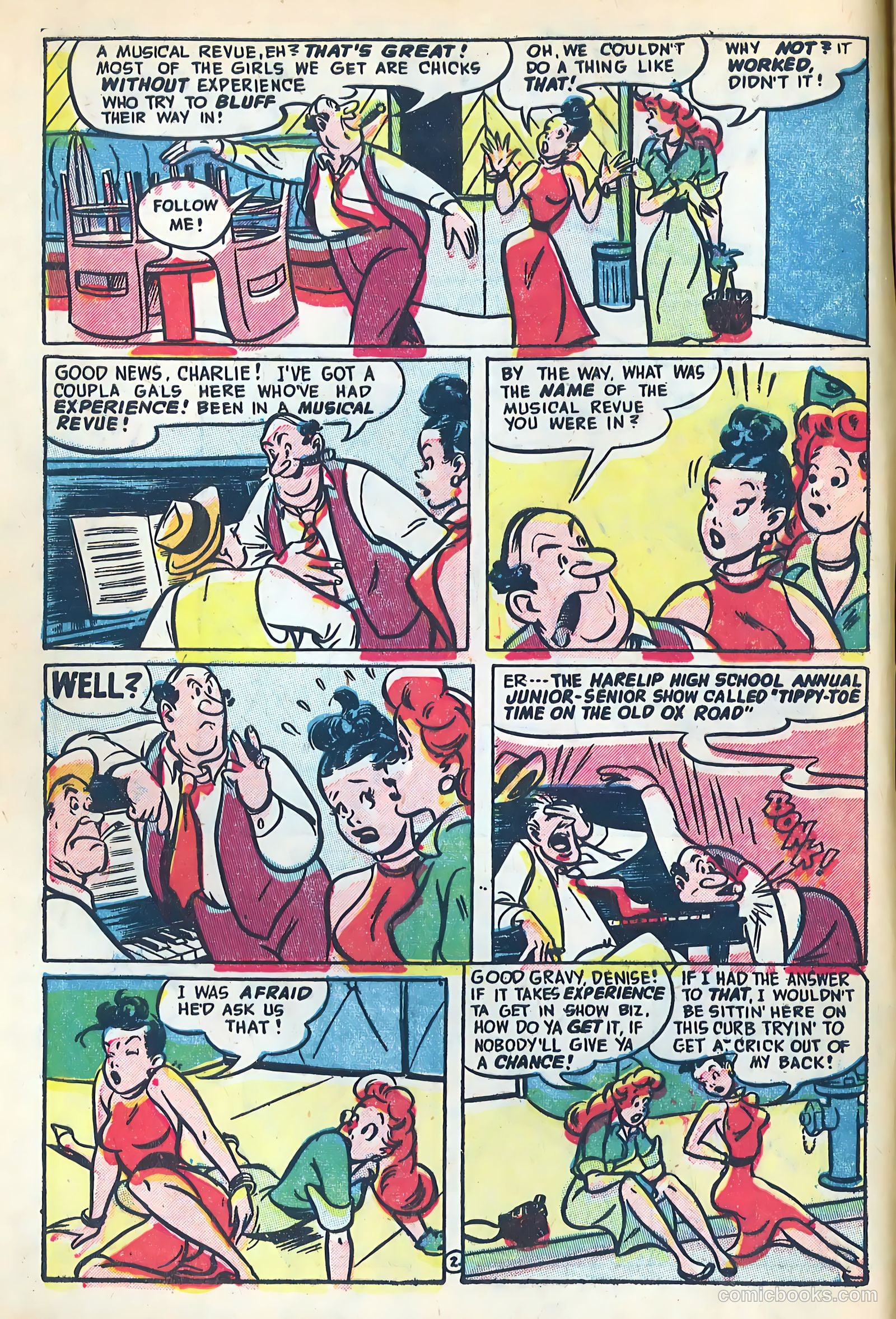Dizzy Dames #4 (1953) — page 4 of 36