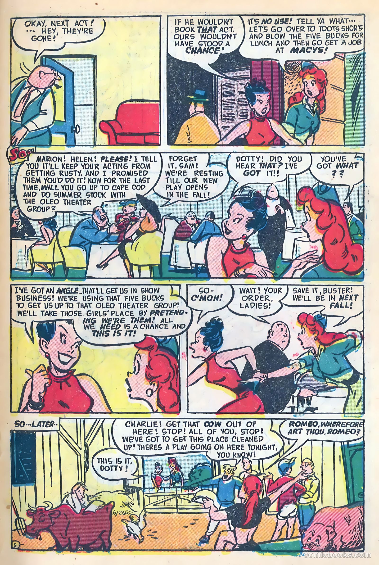 Dizzy Dames #4 (1953) — page 7 of 36