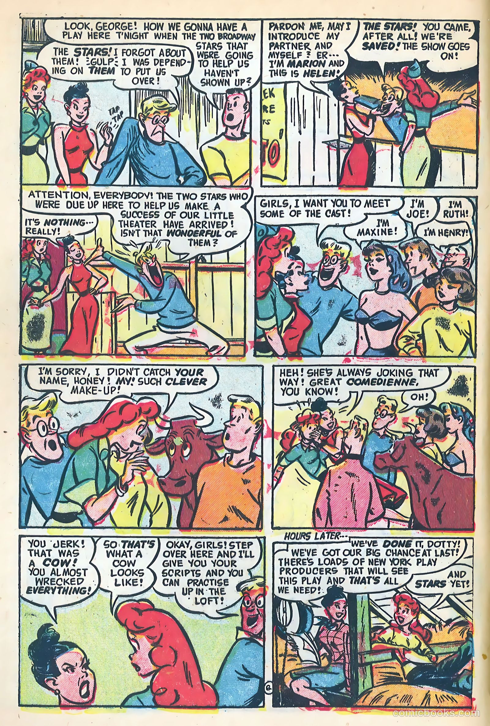 Dizzy Dames #4 (1953) — page 8 of 36