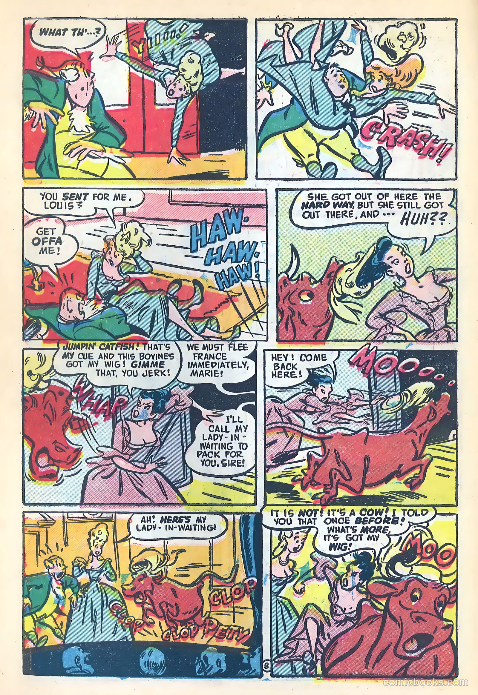 Dizzy Dames #4 (1953) — page 10 of 36