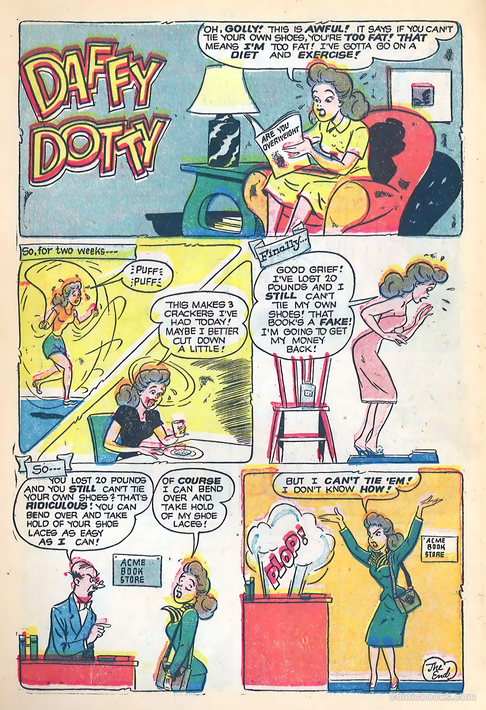 Dizzy Dames #4 (1953) — page 12 of 36