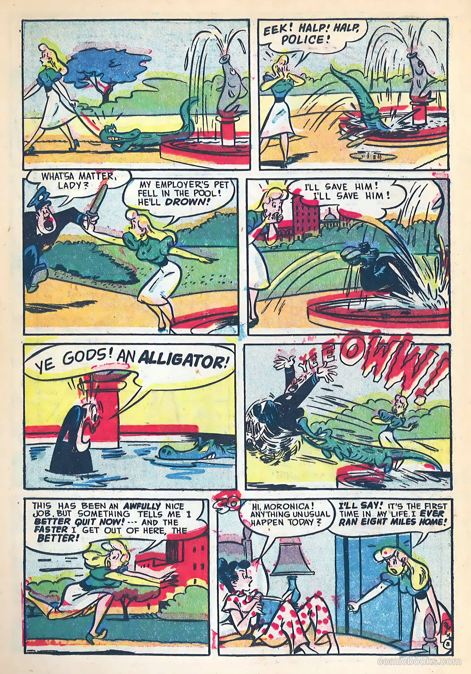 Dizzy Dames #4 (1953) — page 20 of 36