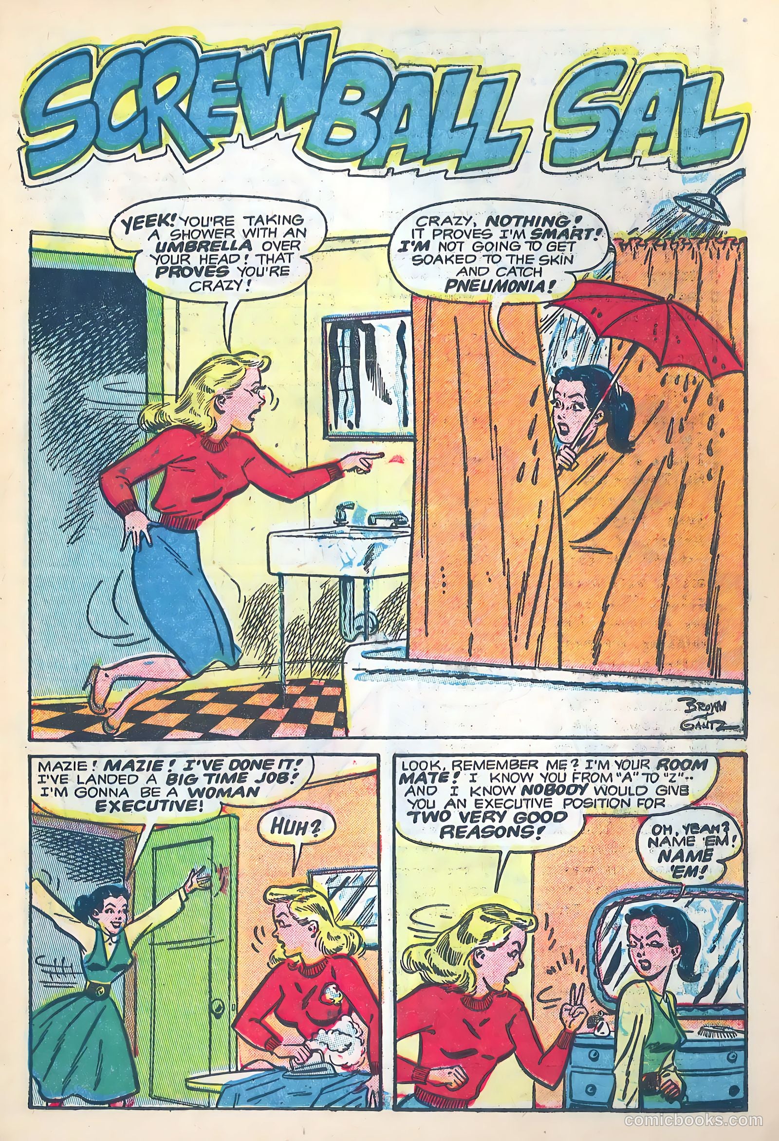 Dizzy Dames #4 (1953) — page 23 of 36
