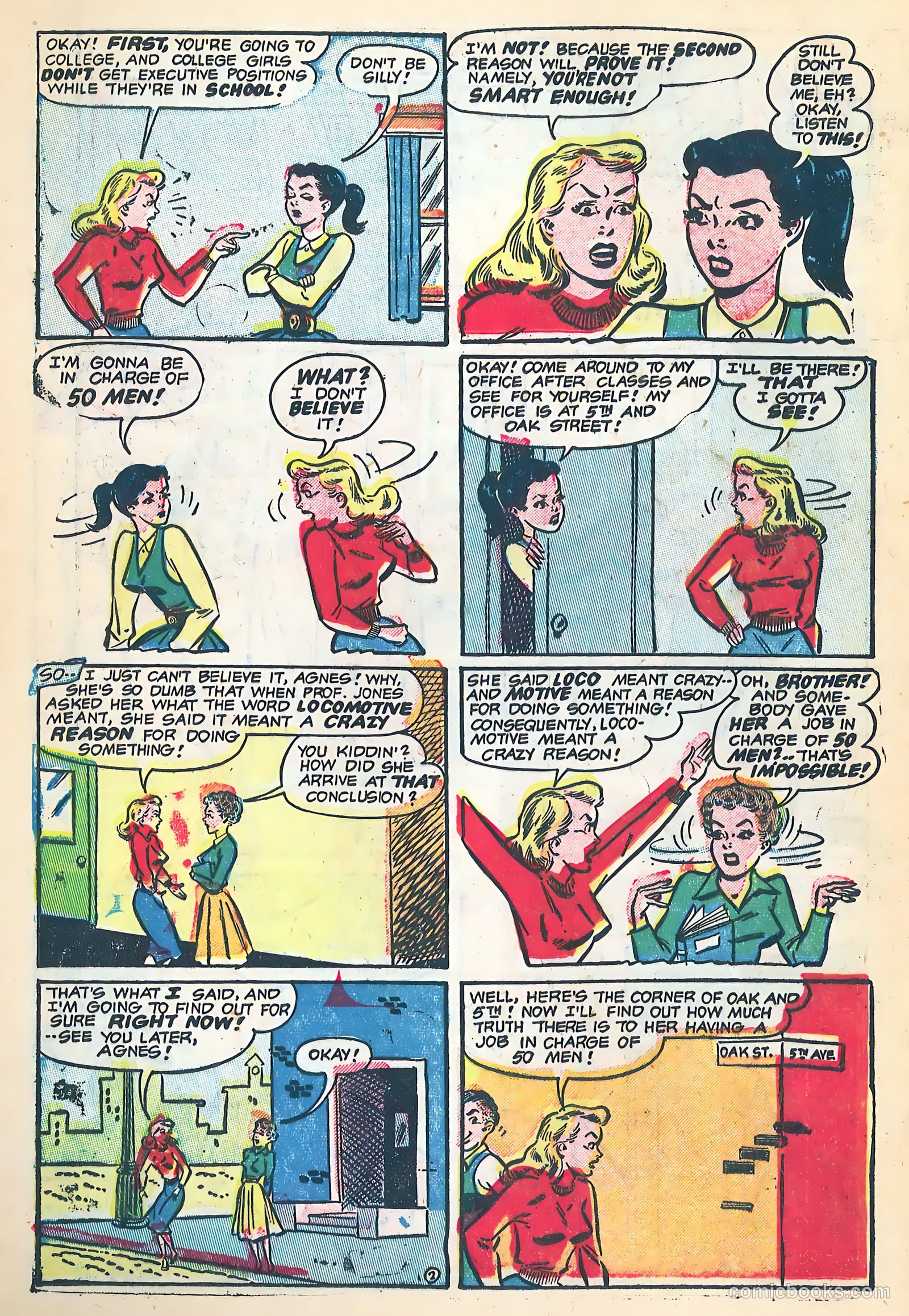Dizzy Dames #4 (1953) — page 24 of 36