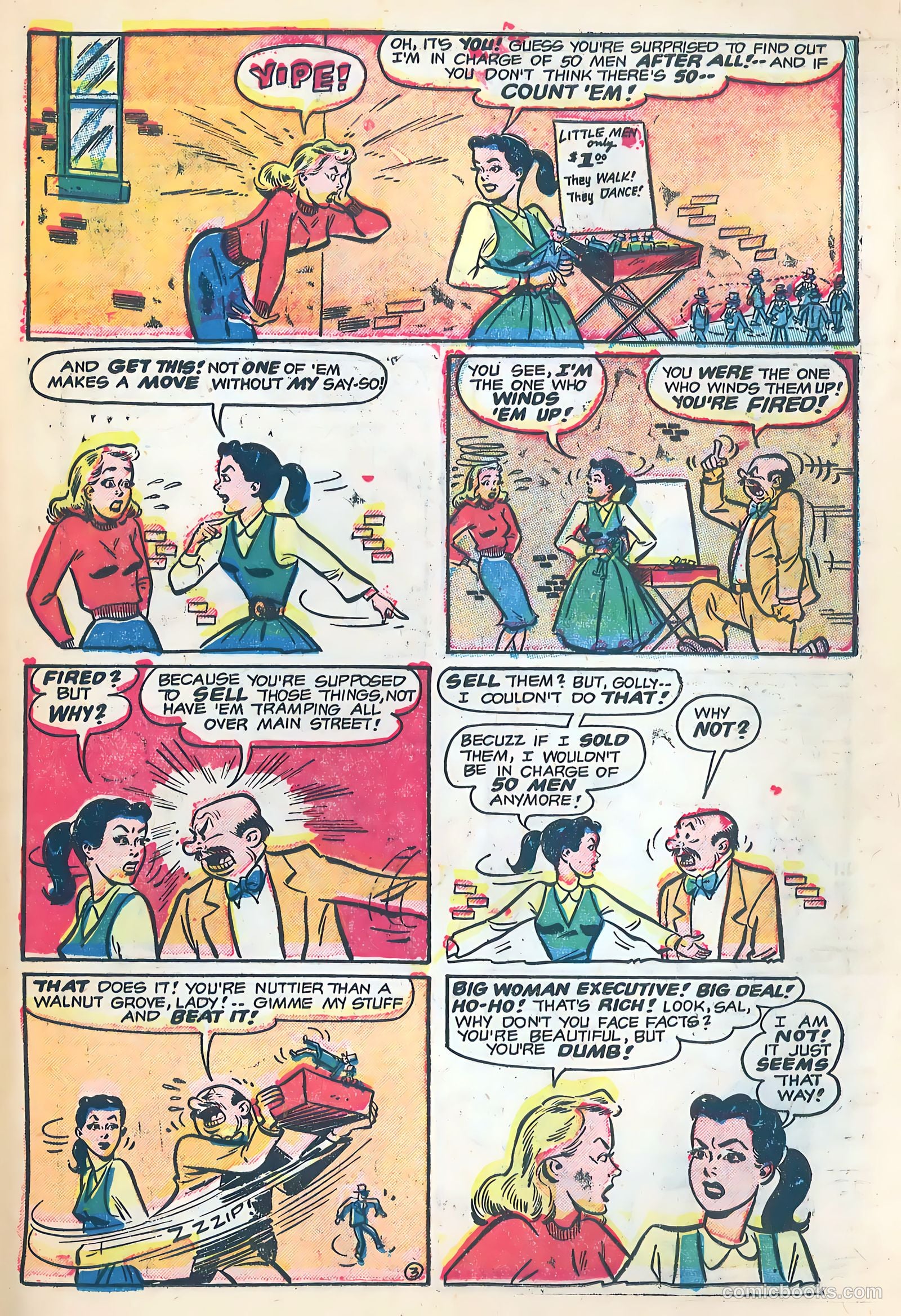 Dizzy Dames #4 (1953) — page 25 of 36