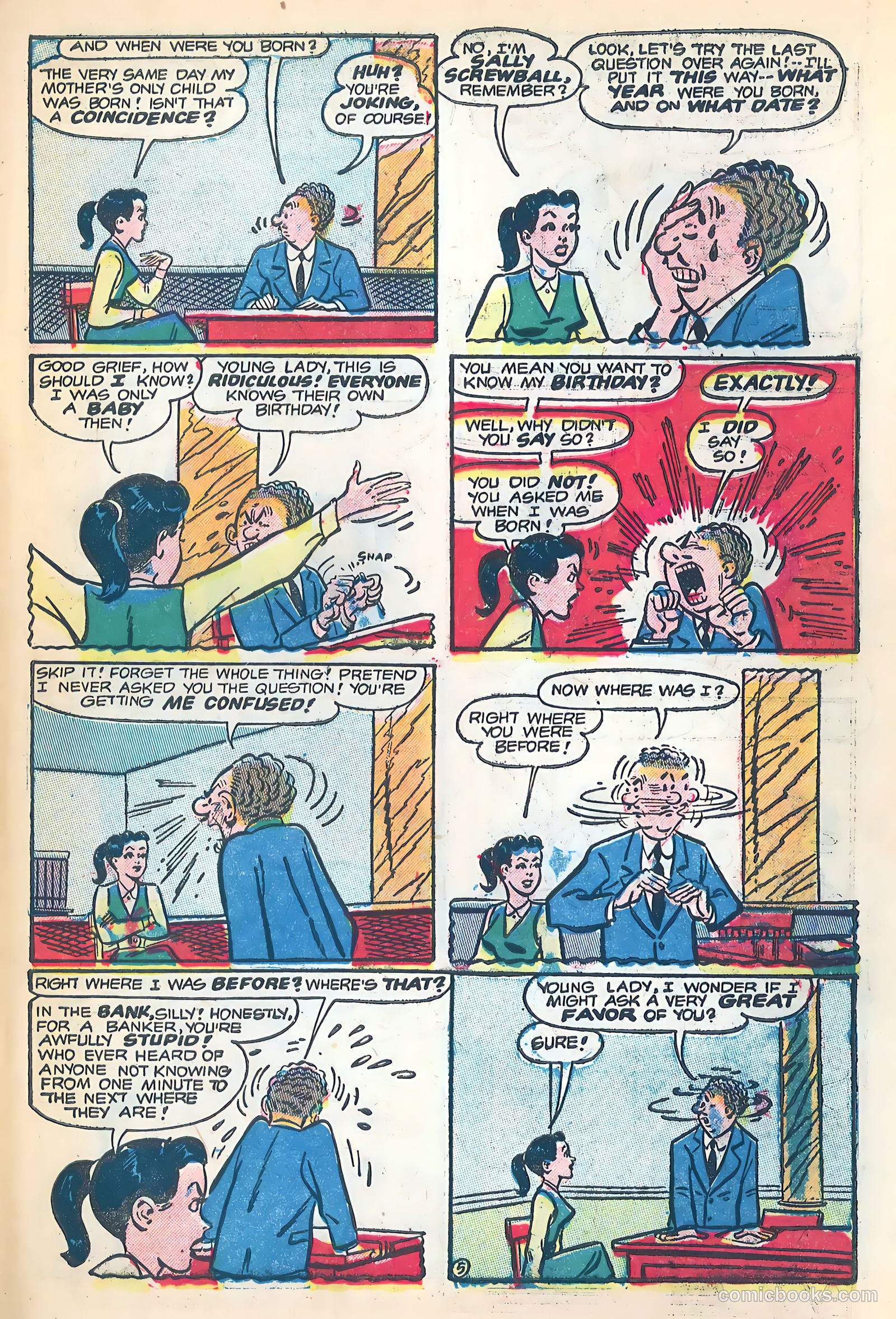 Dizzy Dames #4 (1953) — page 27 of 36