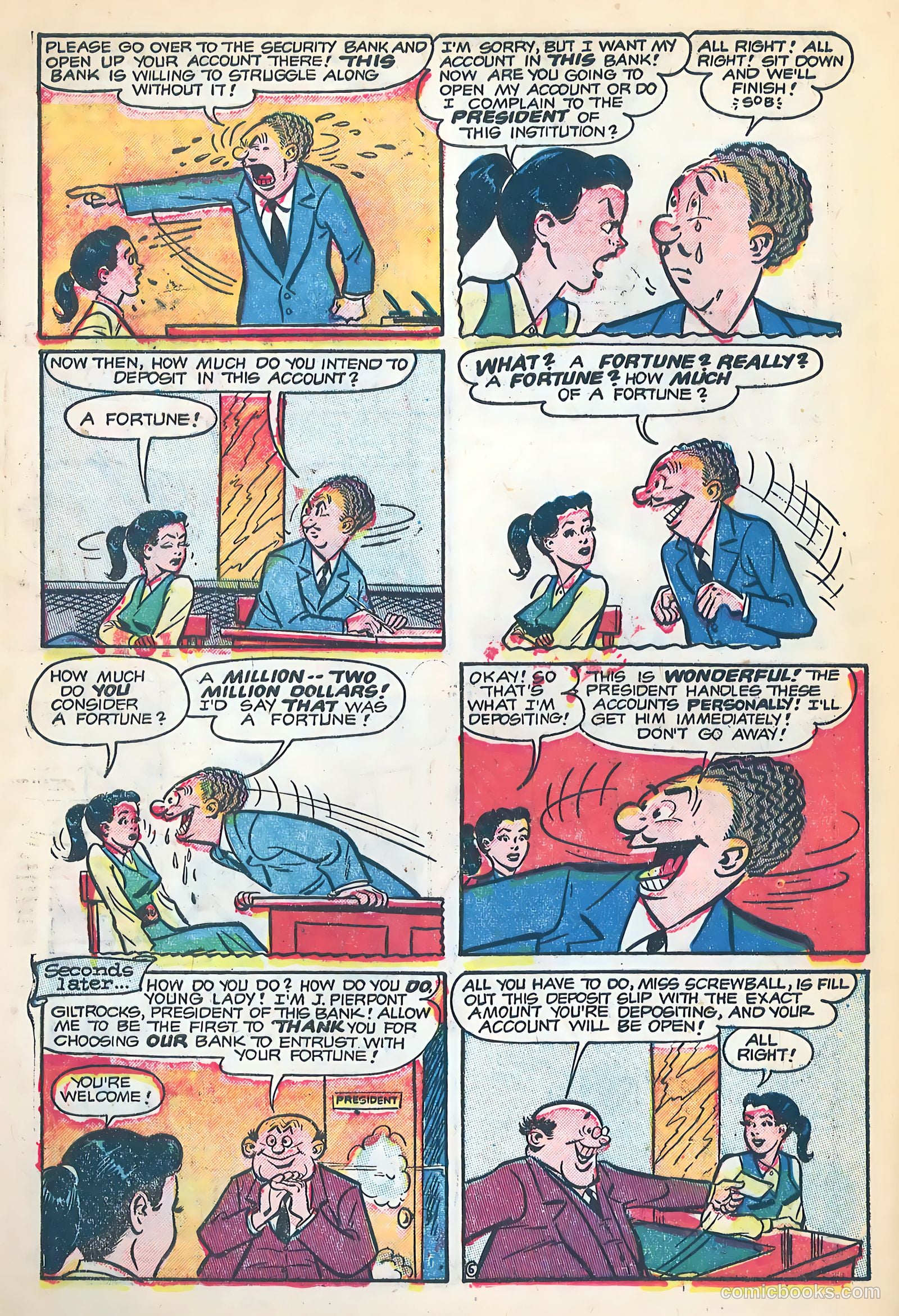 Dizzy Dames #4 (1953) — page 28 of 36