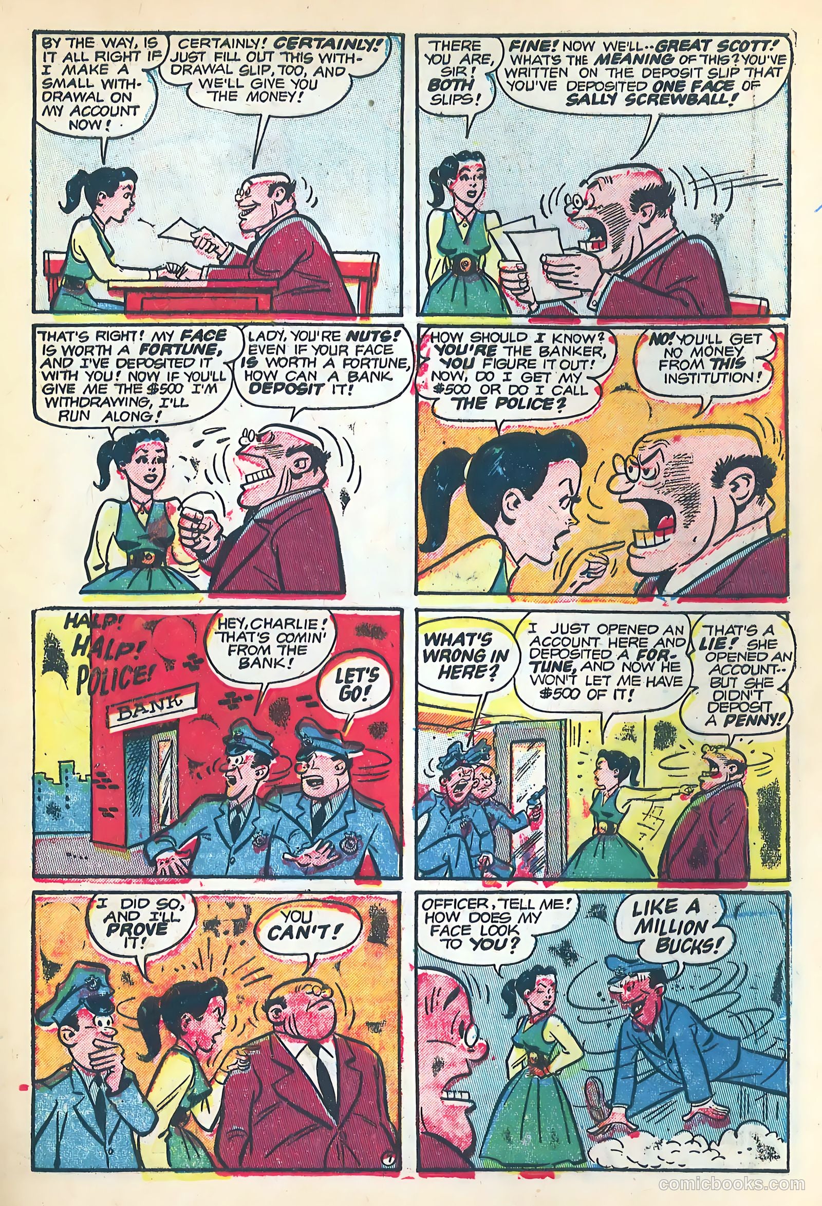Dizzy Dames #4 (1953) — page 29 of 36