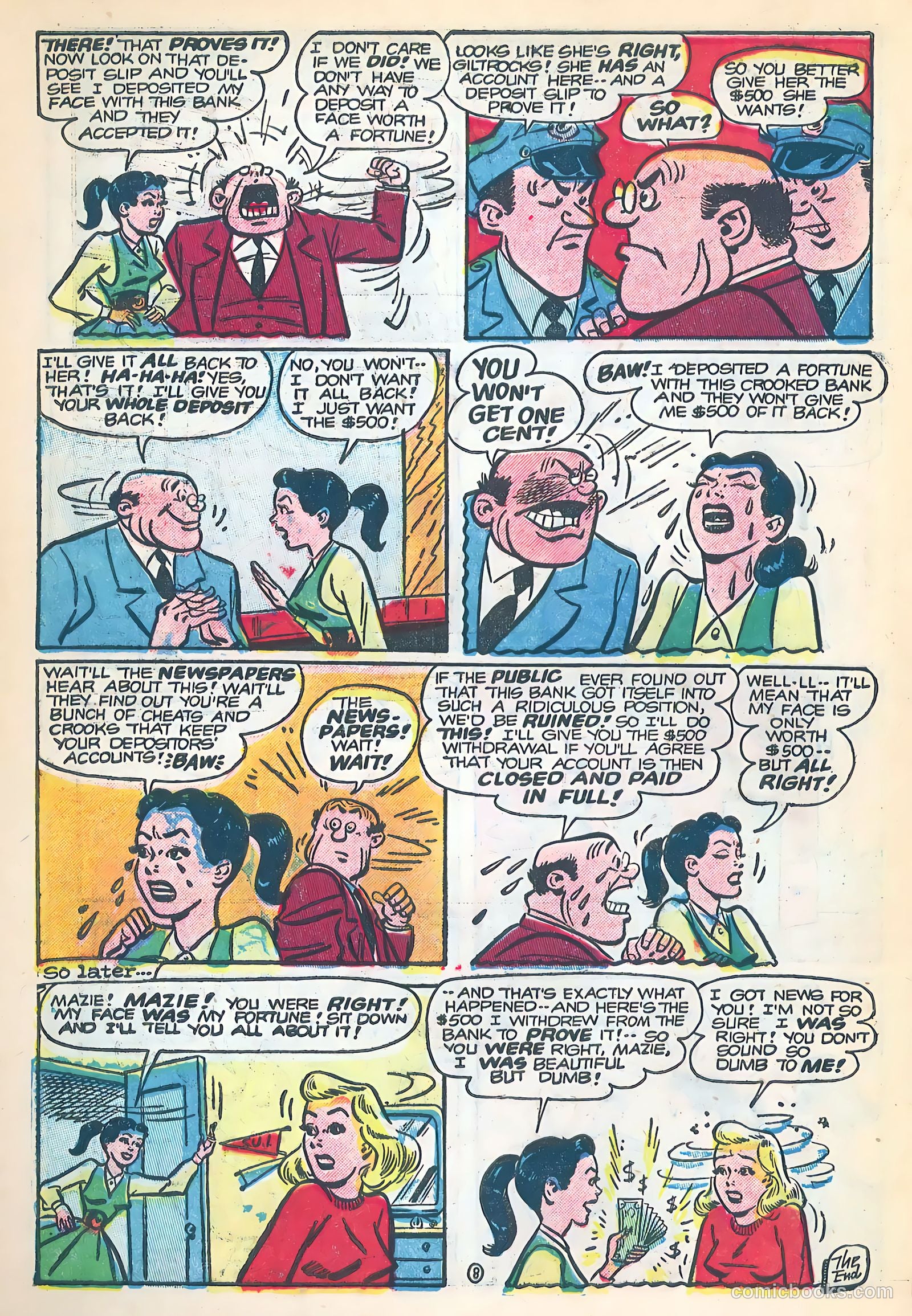 Dizzy Dames #4 (1953) — page 30 of 36