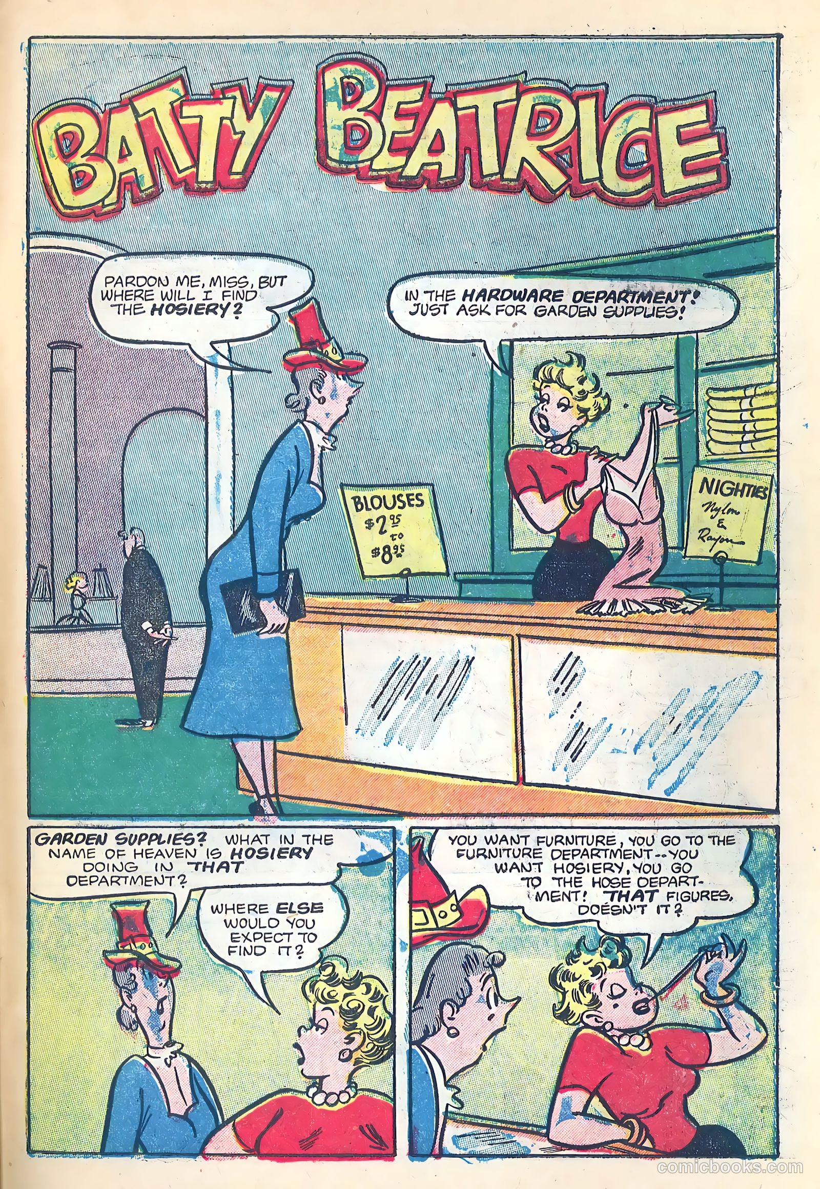 Dizzy Dames #4 (1953) — page 31 of 36