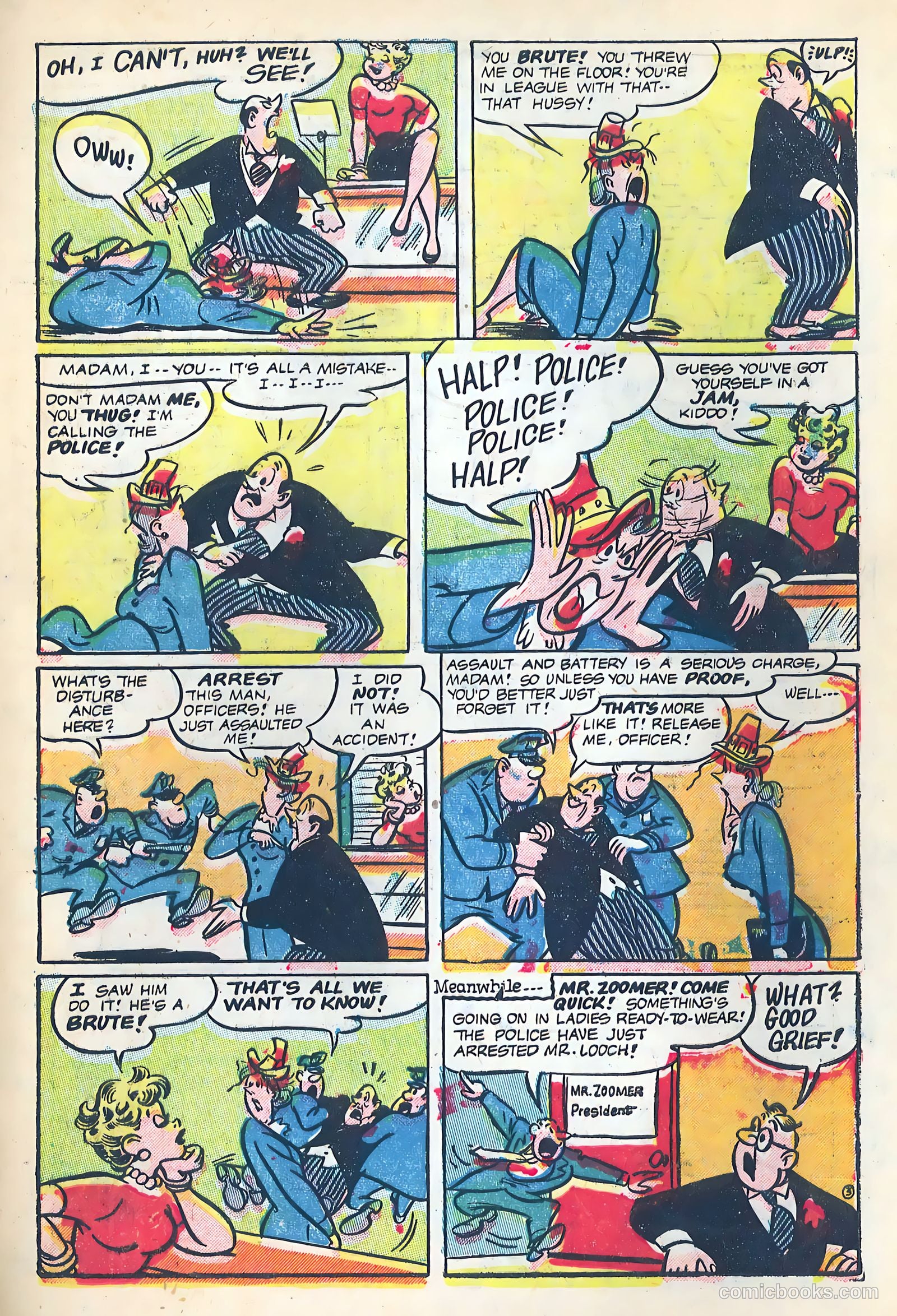 Dizzy Dames #4 (1953) — page 33 of 36