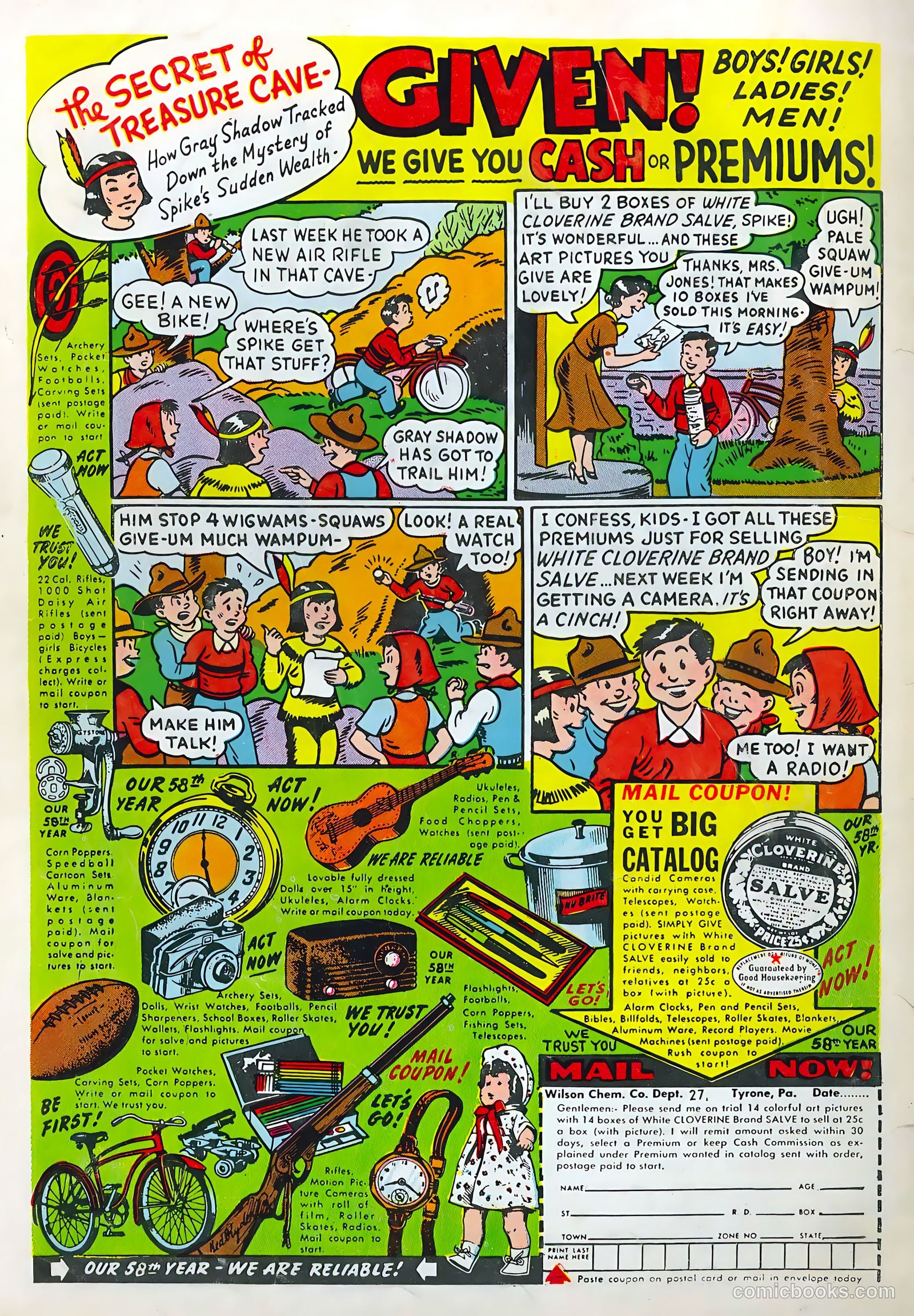 Dizzy Dames #4 (1953) — page 36 of 36
