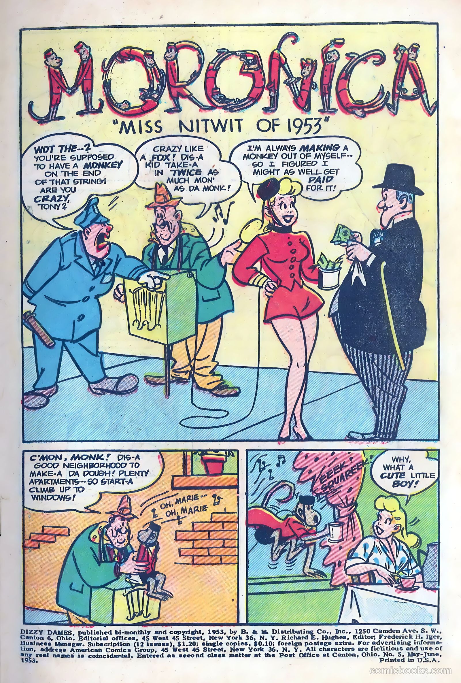 Dizzy Dames #5 (1953) — page 3 of 36