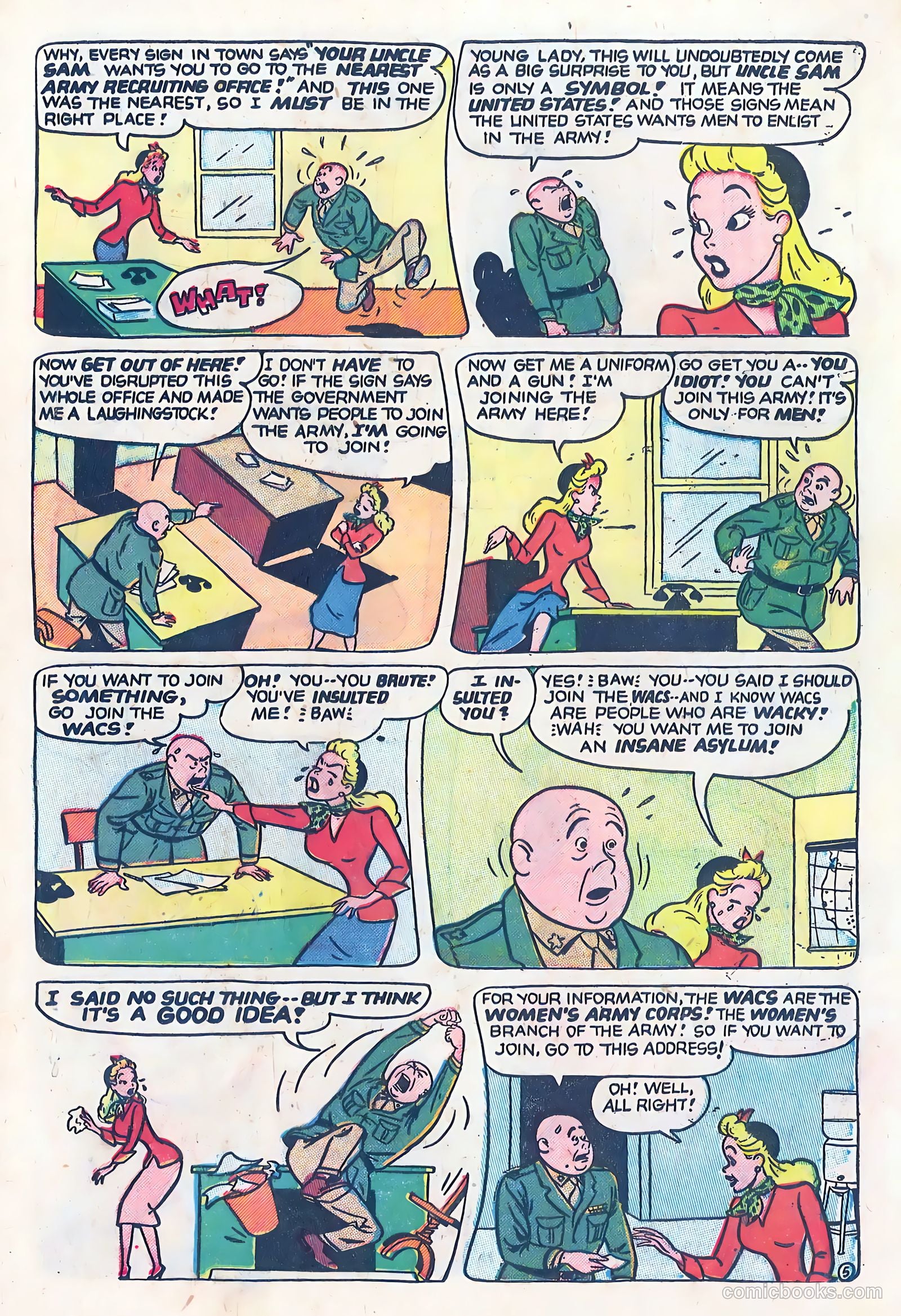 Dizzy Dames #5 (1953) — page 17 of 36