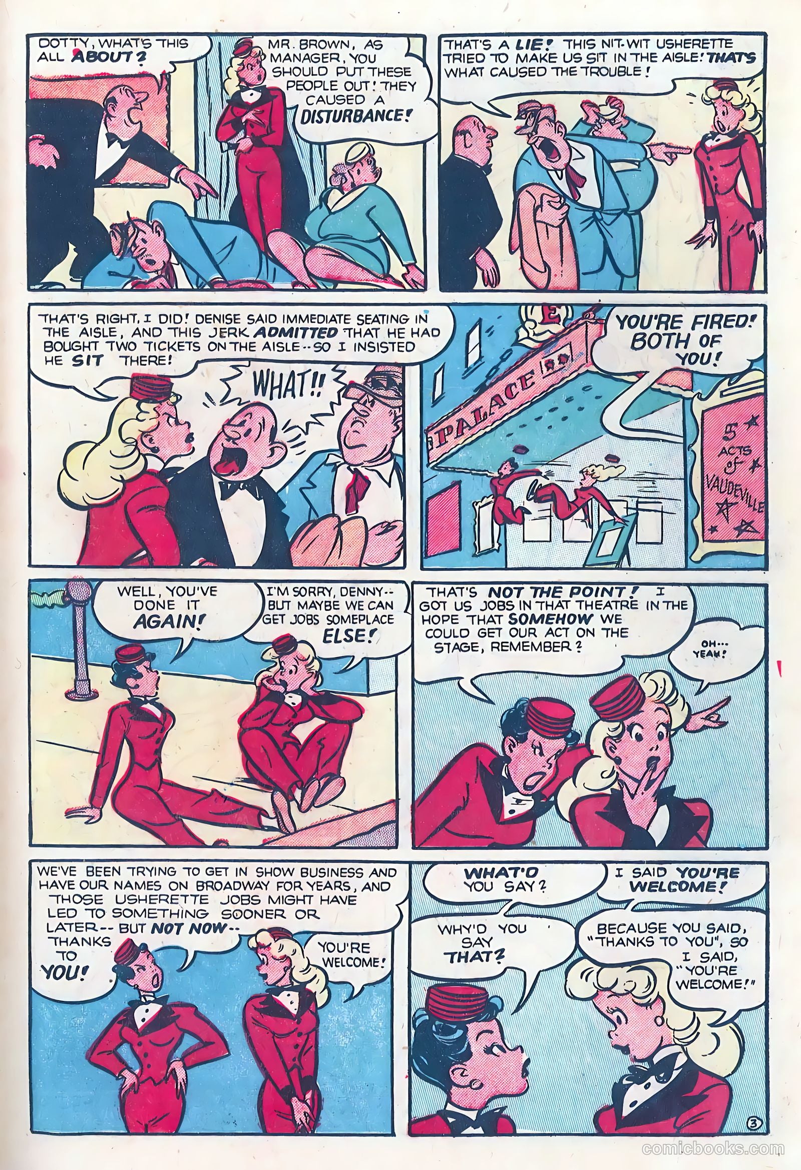 Dizzy Dames #5 (1953) — page 21 of 36