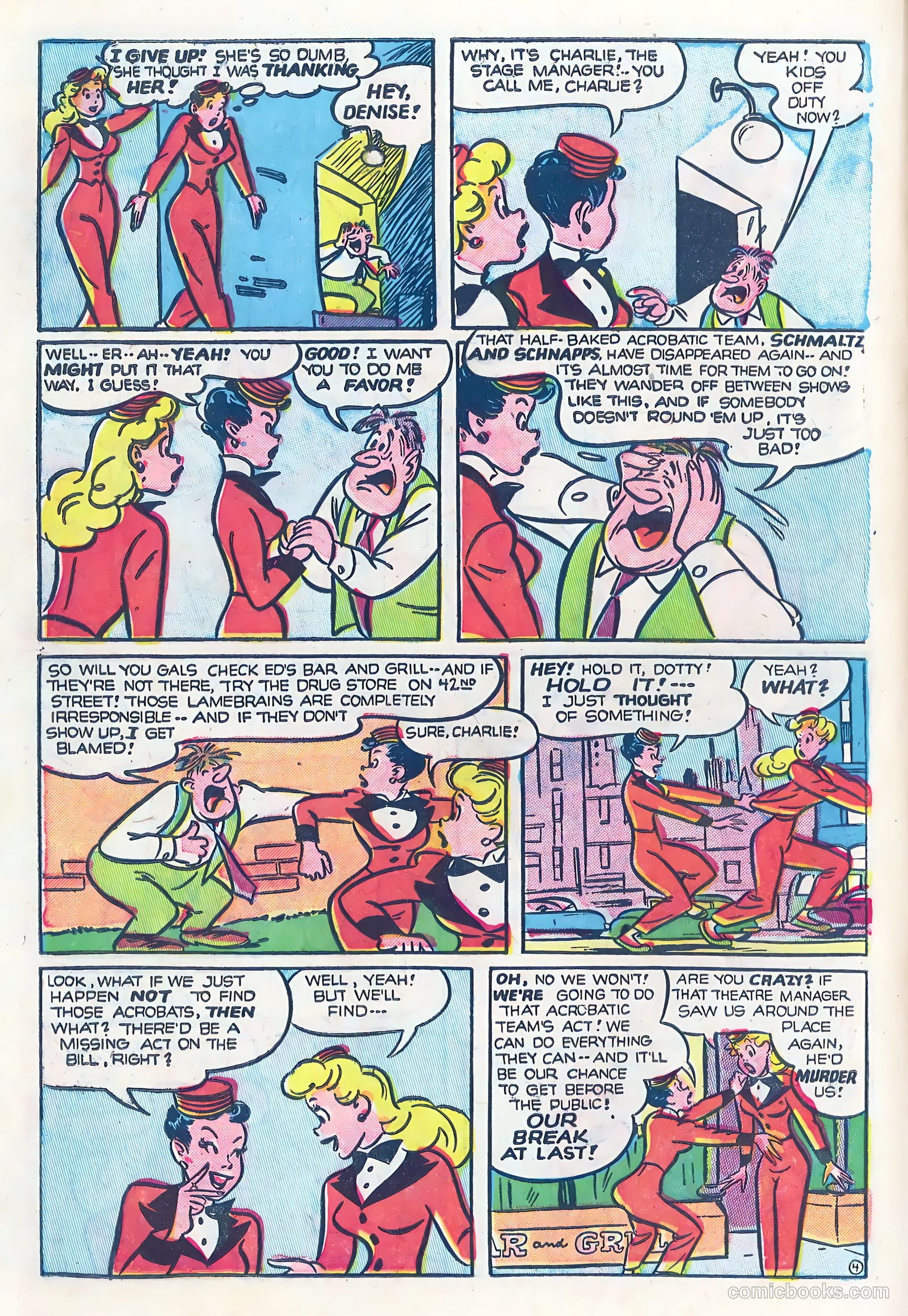 Dizzy Dames #5 (1953) — page 22 of 36
