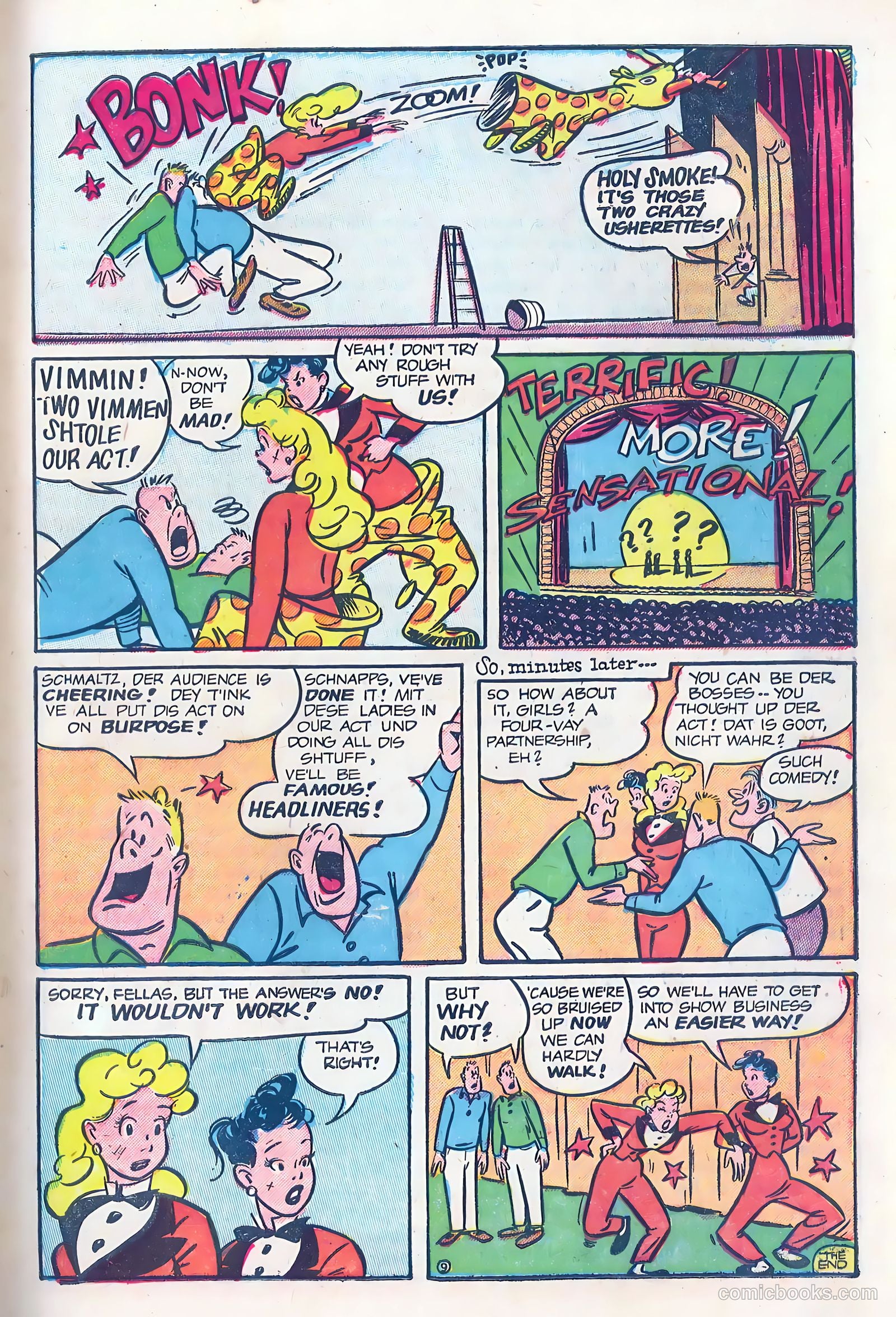 Dizzy Dames #5 (1953) — page 27 of 36