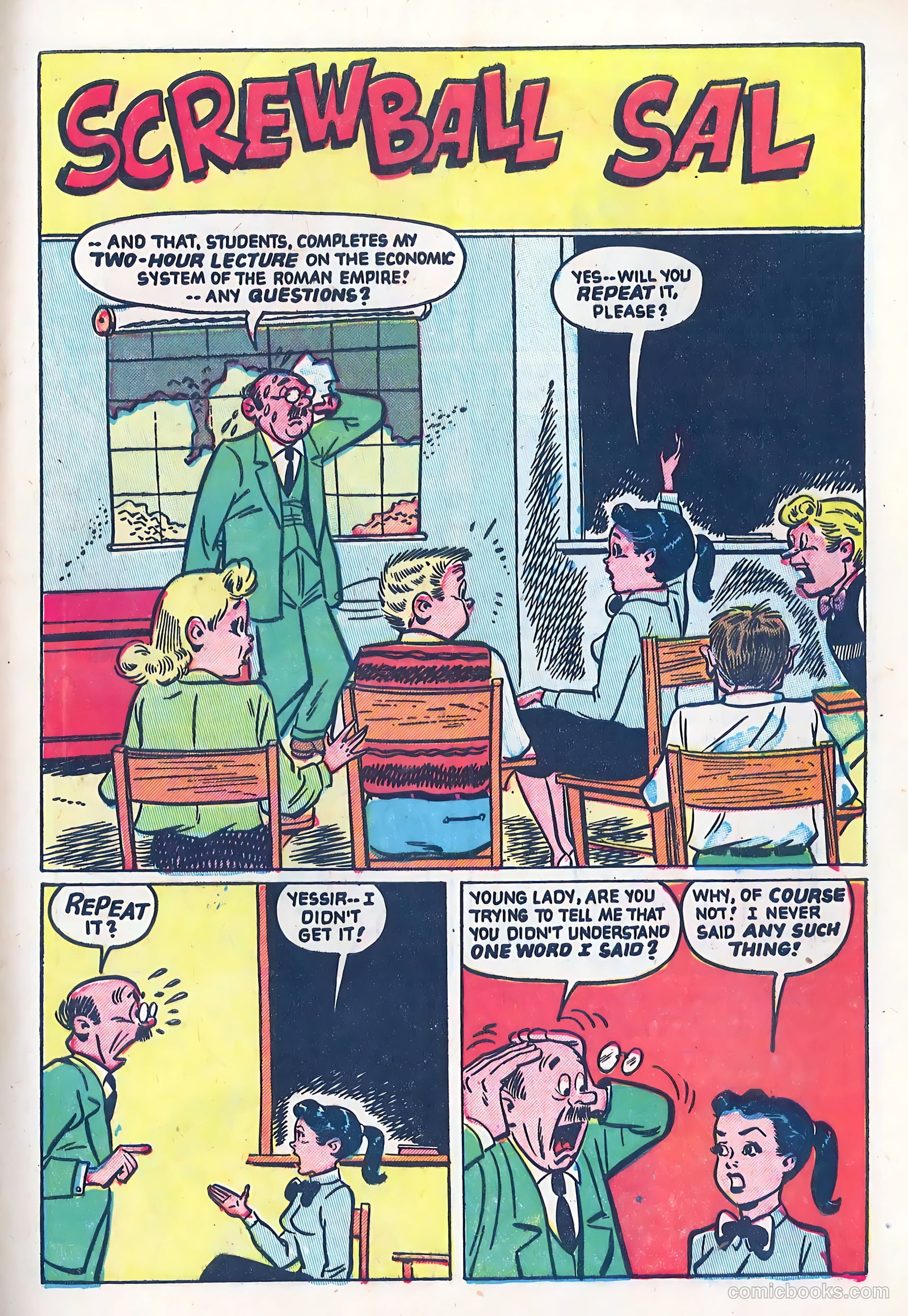 Dizzy Dames #5 (1953) — page 29 of 36