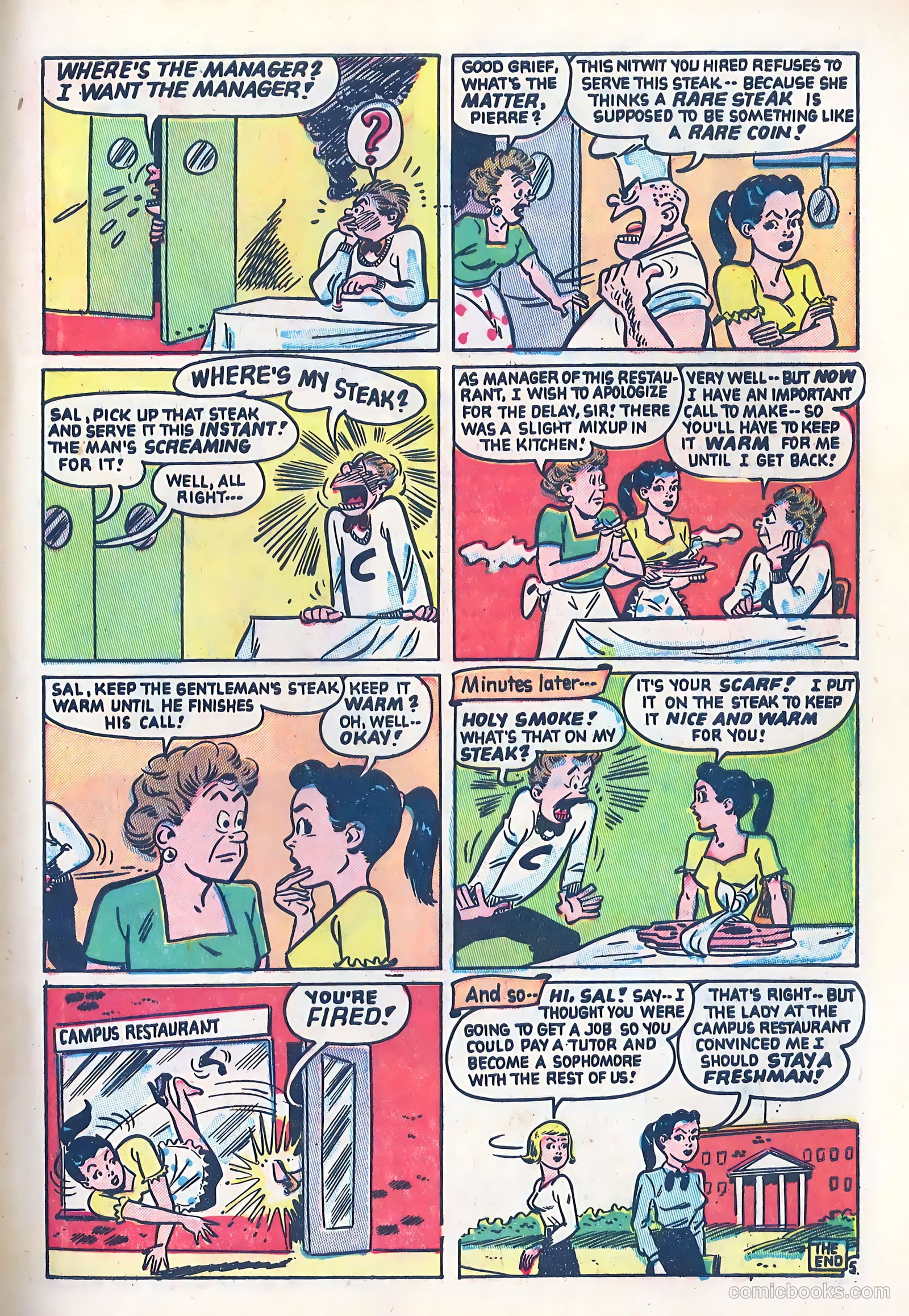 Dizzy Dames #5 (1953) — page 33 of 36